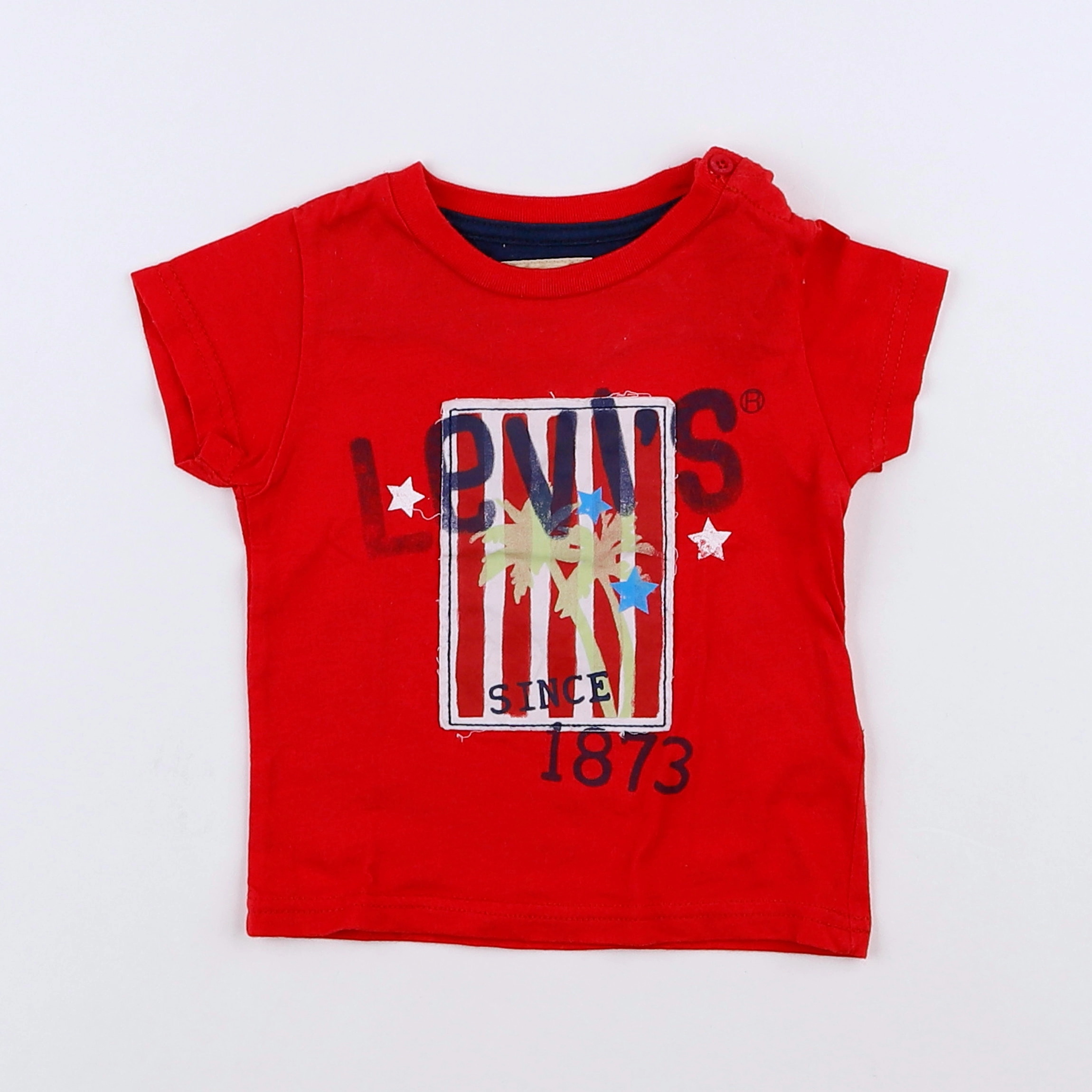 Levi's - tee-shirt rouge - 6 mois