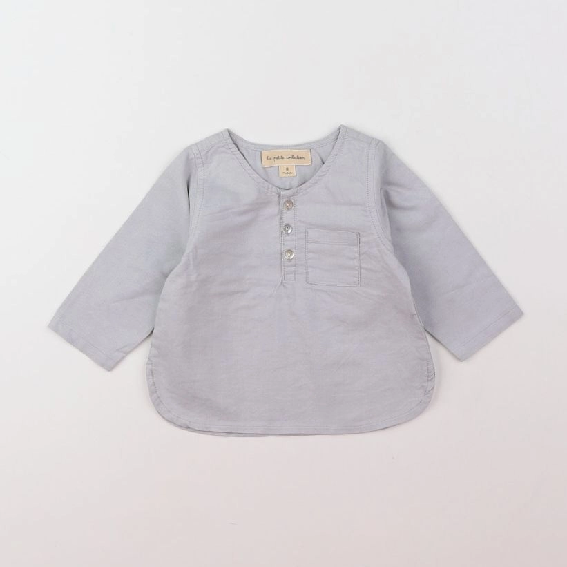 La Petite Collection - chemise gris - 6 mois