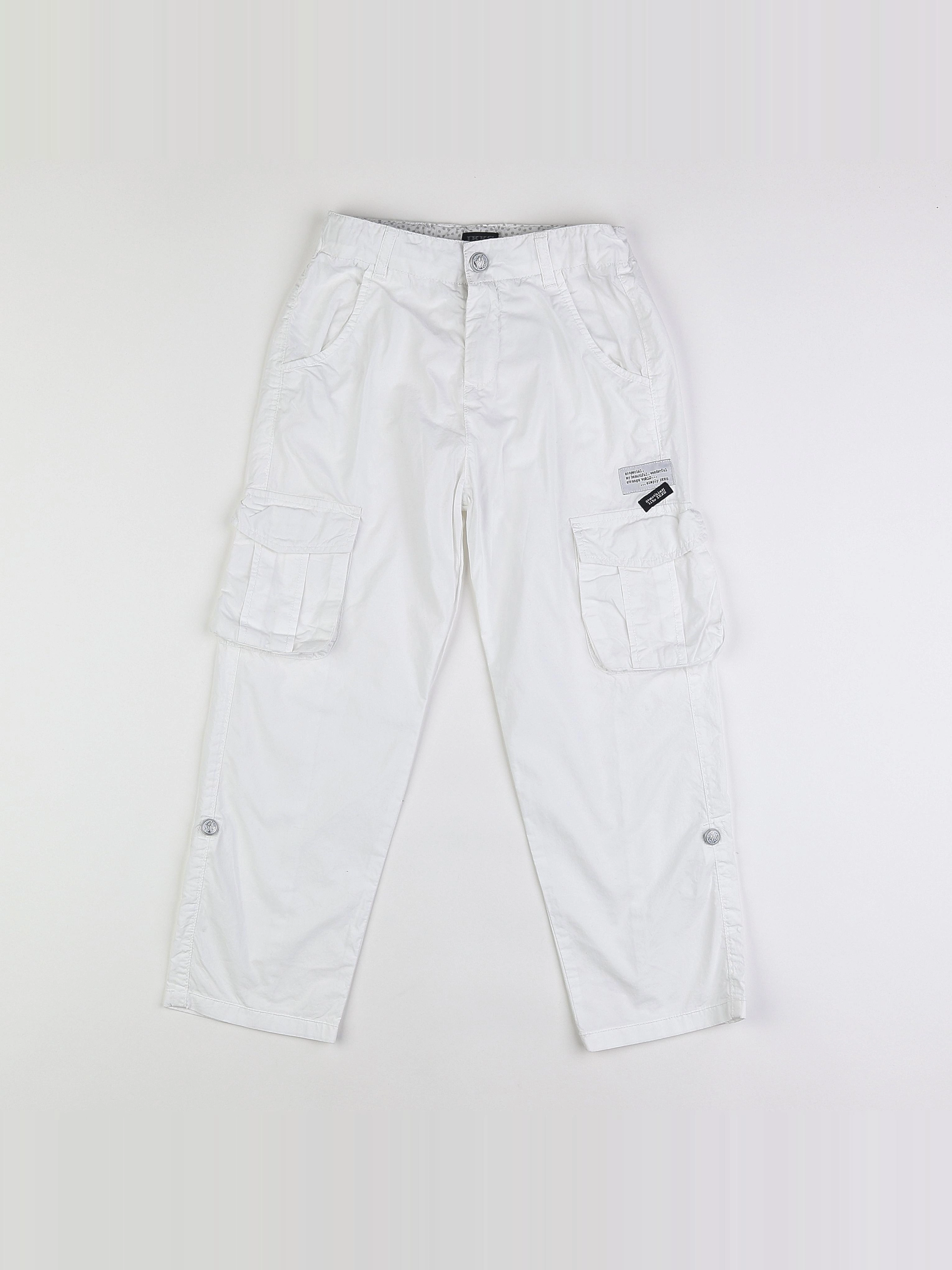 IKKS - pantalon blanc - 8 ans