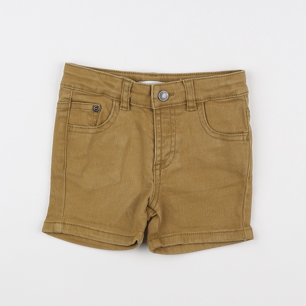 Vertbaudet - short marron - 12 mois