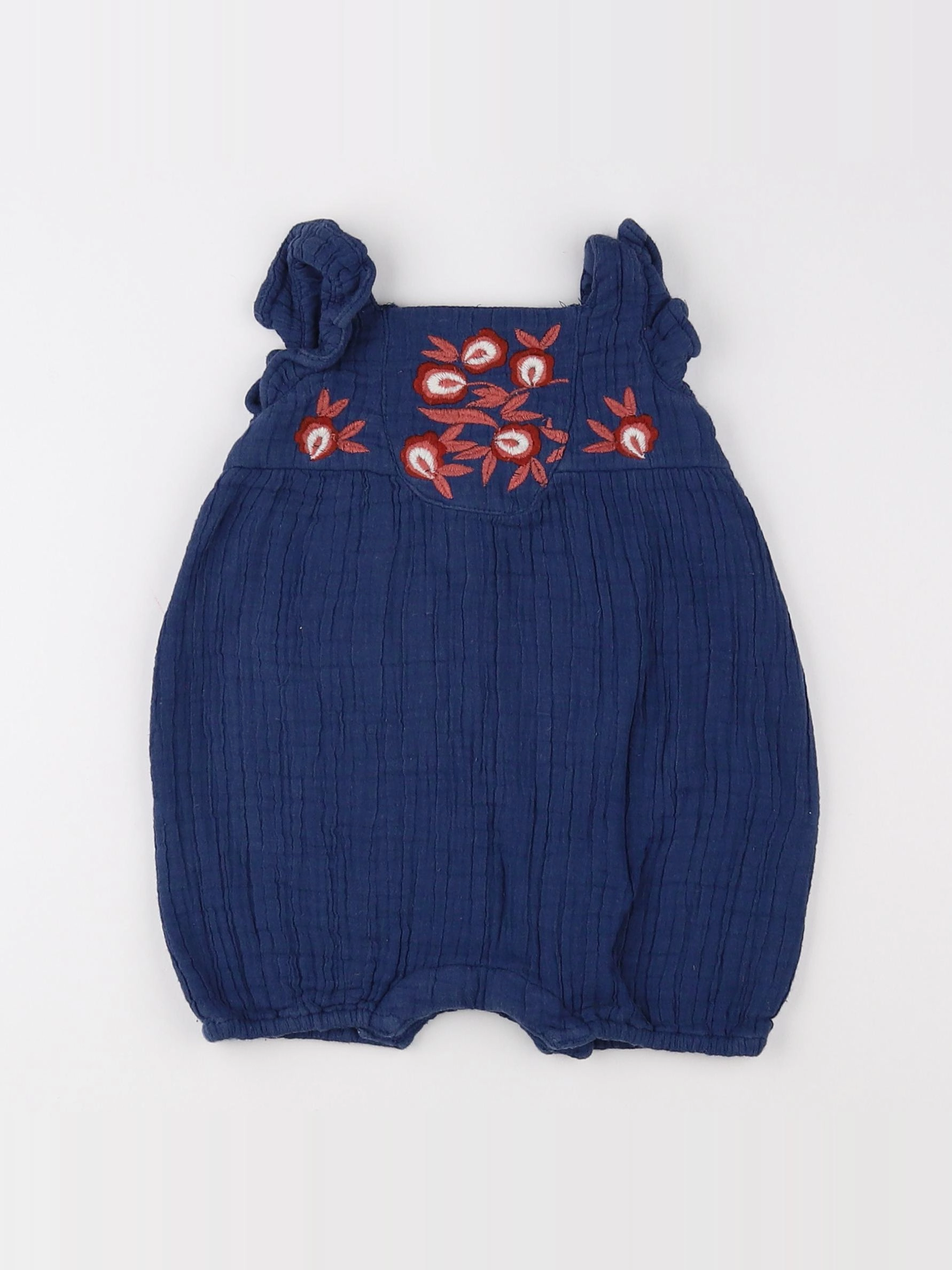 Boutchou - combinaison bleu, rose - 3 mois