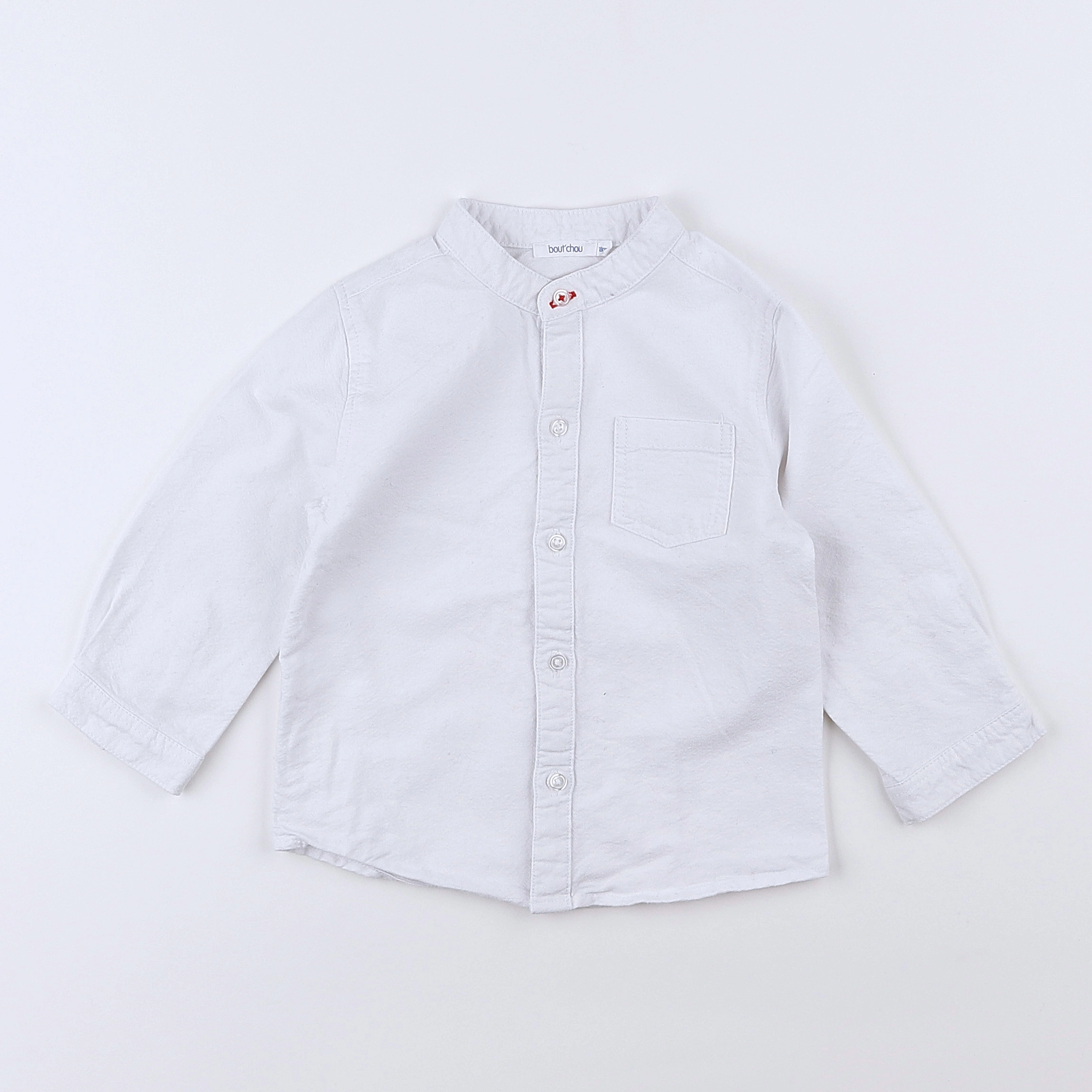 Boutchou - chemise blanc - 18 mois