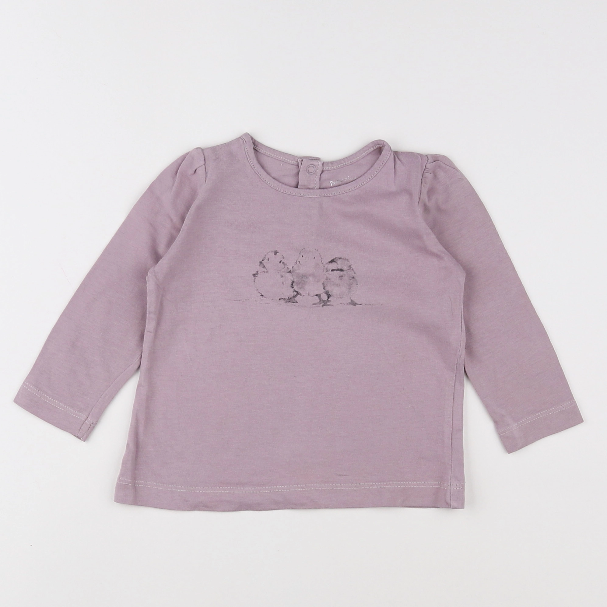 Boutchou - tee-shirt rose - 12 mois