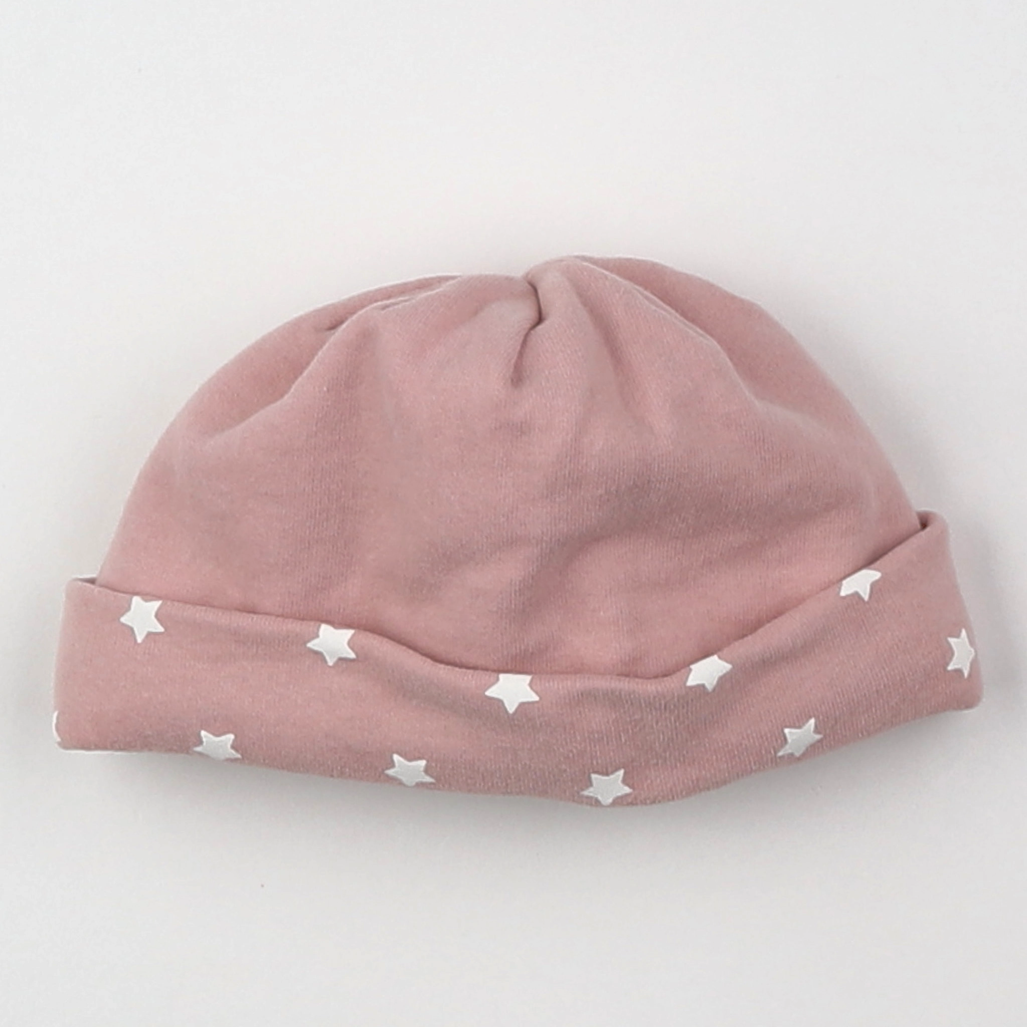 Vertbaudet - bonnet rose - 3 mois