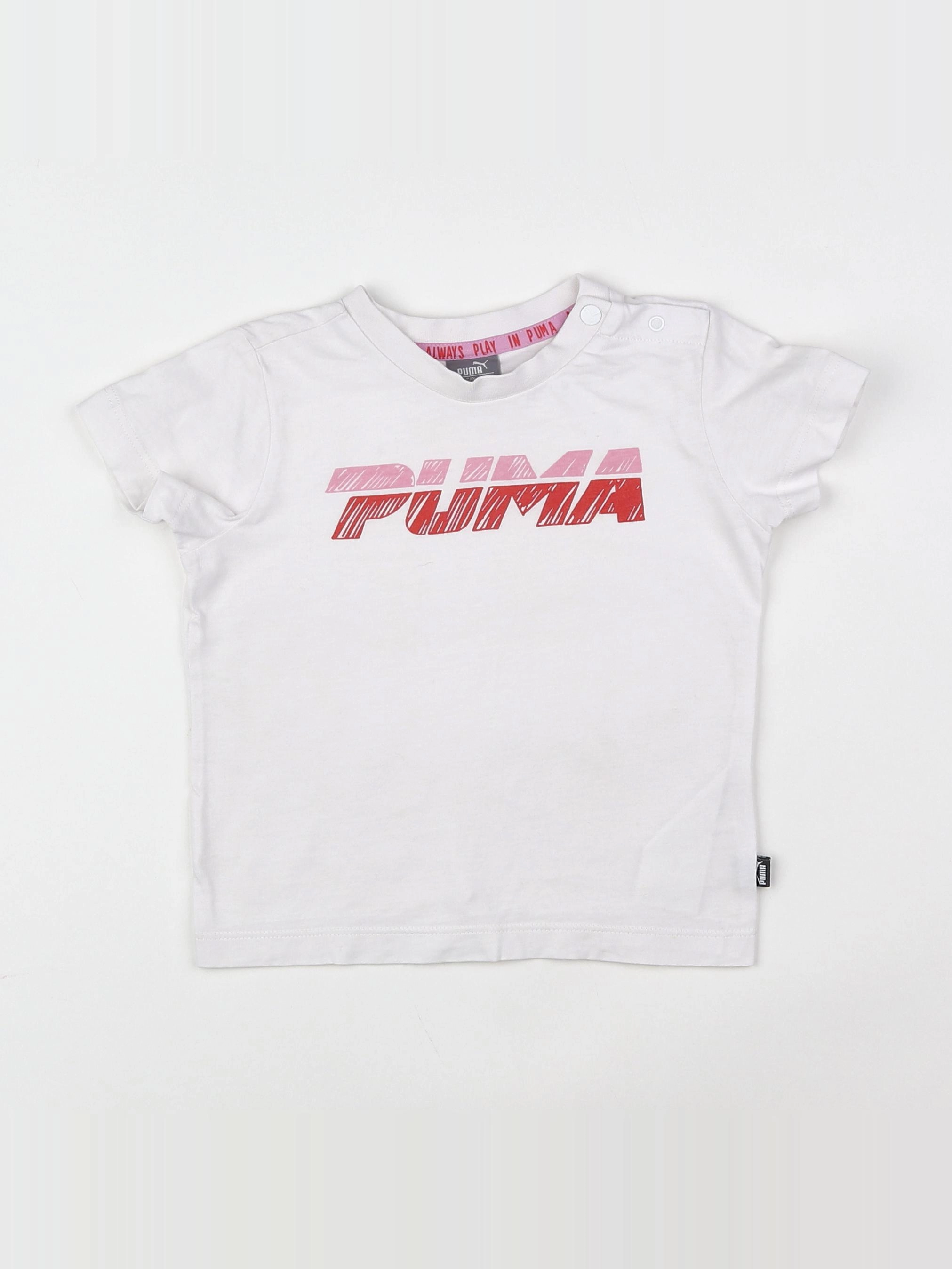 Puma - tee-shirt blanc - 12/18 mois