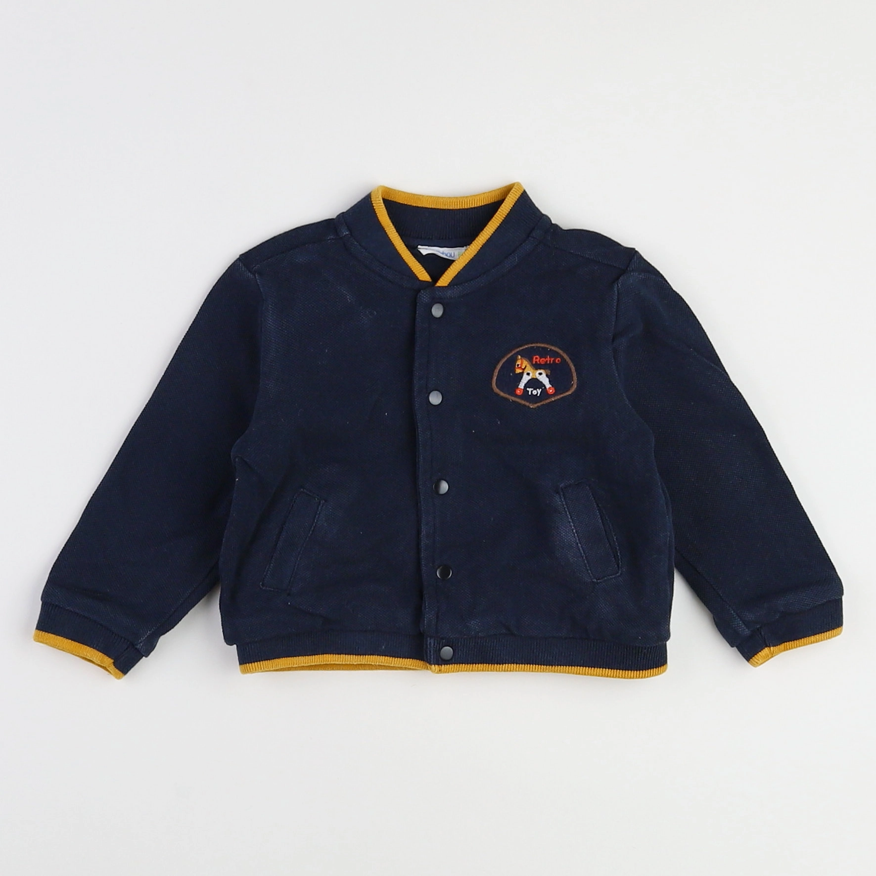 Boutchou - sweat bleu - 9 mois