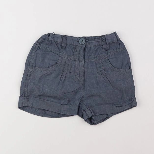 La Redoute - short bleu - 18 mois