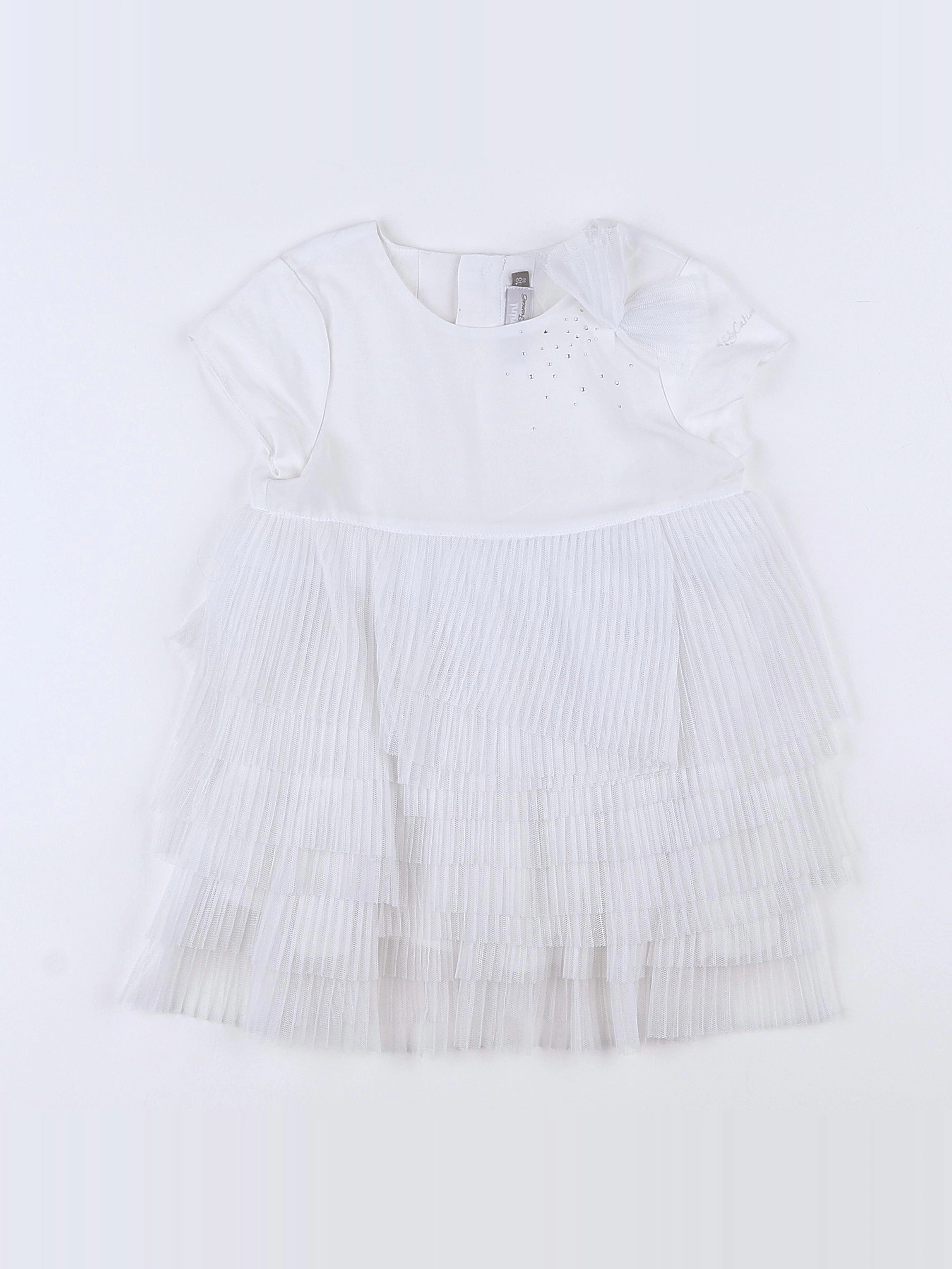 Catimini - robe blanc - 18 mois