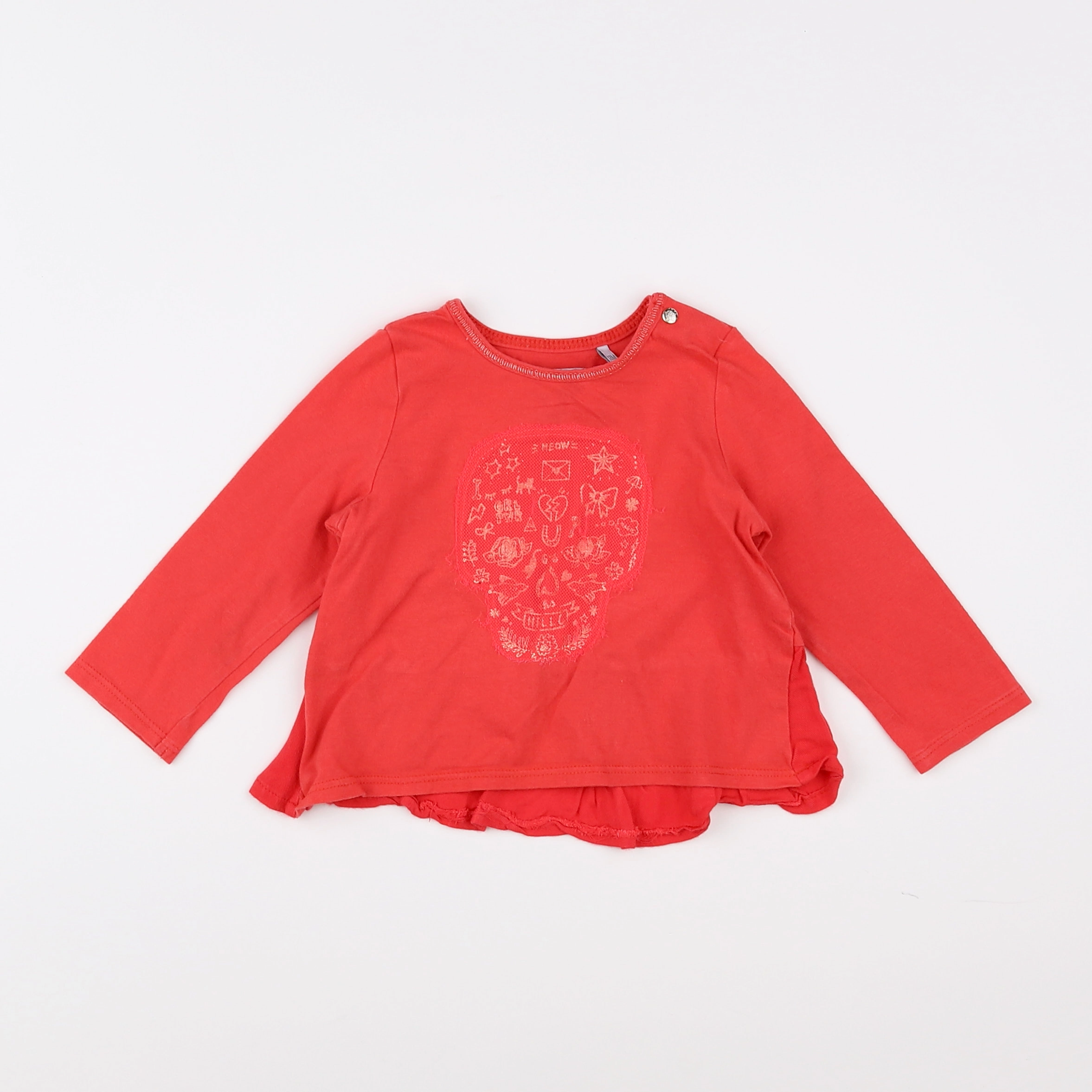 IKKS - tee-shirt rouge - 12 mois