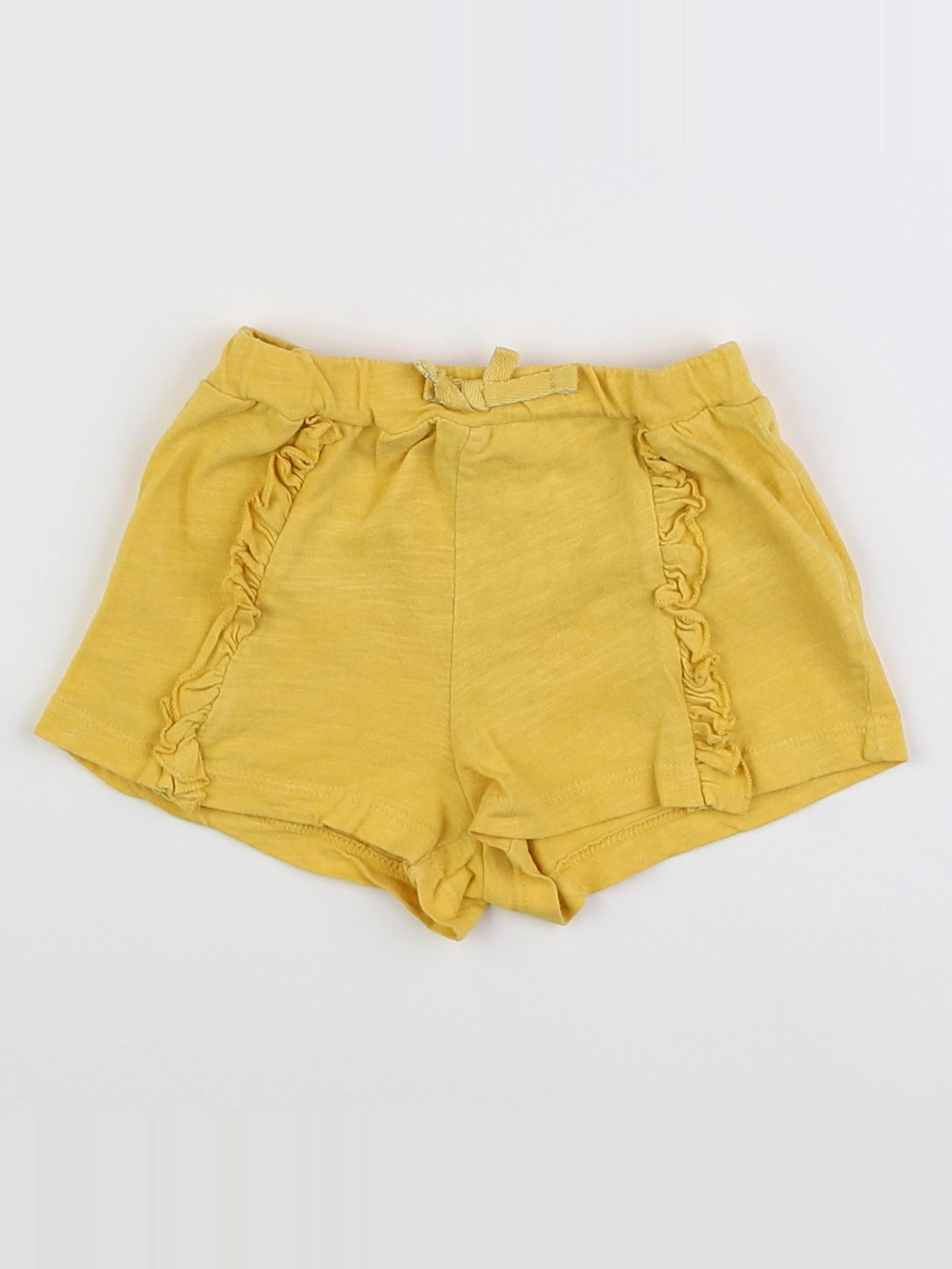 Tape à l'oeil - short jaune - 12 mois