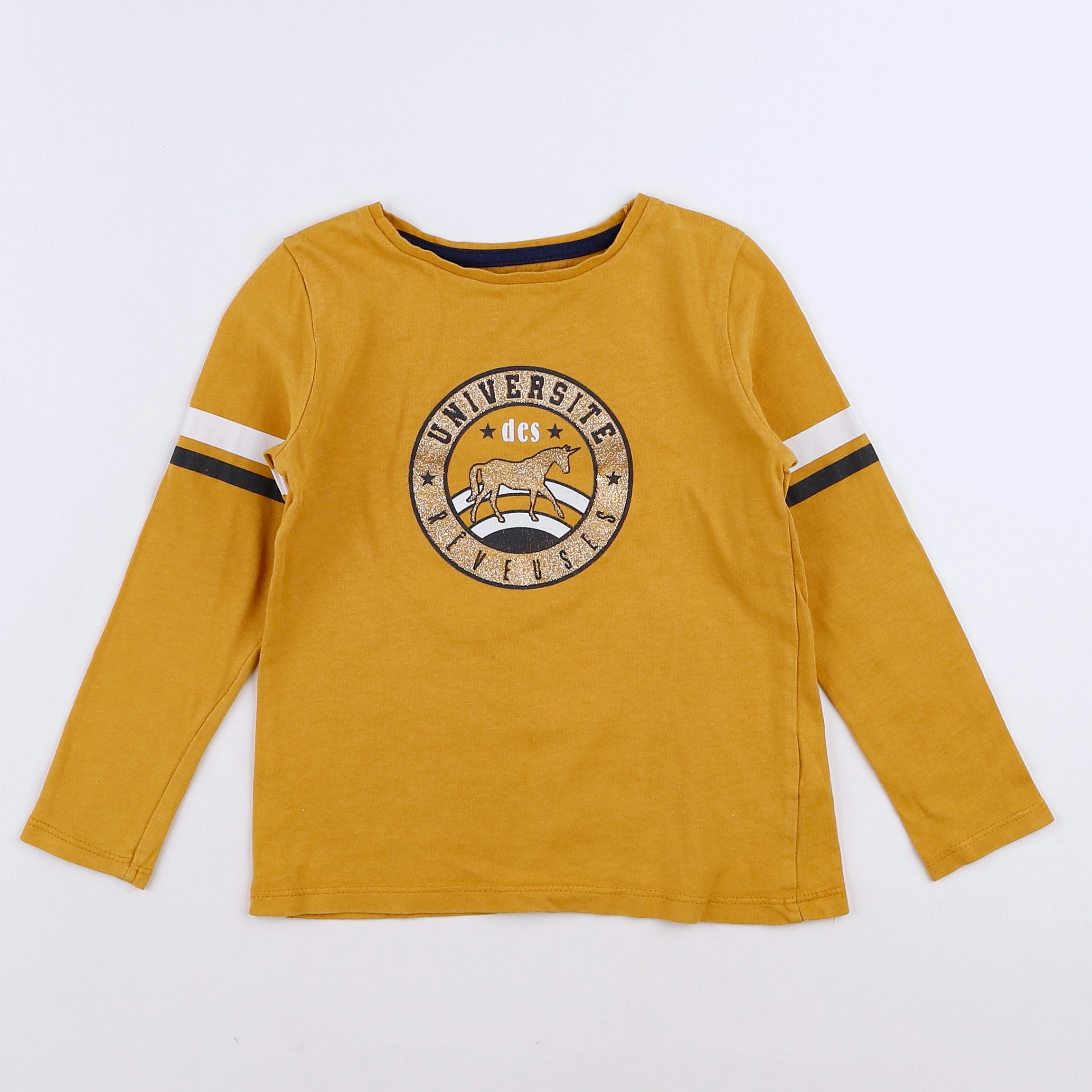 Vertbaudet - tee-shirt jaune - 4 ans