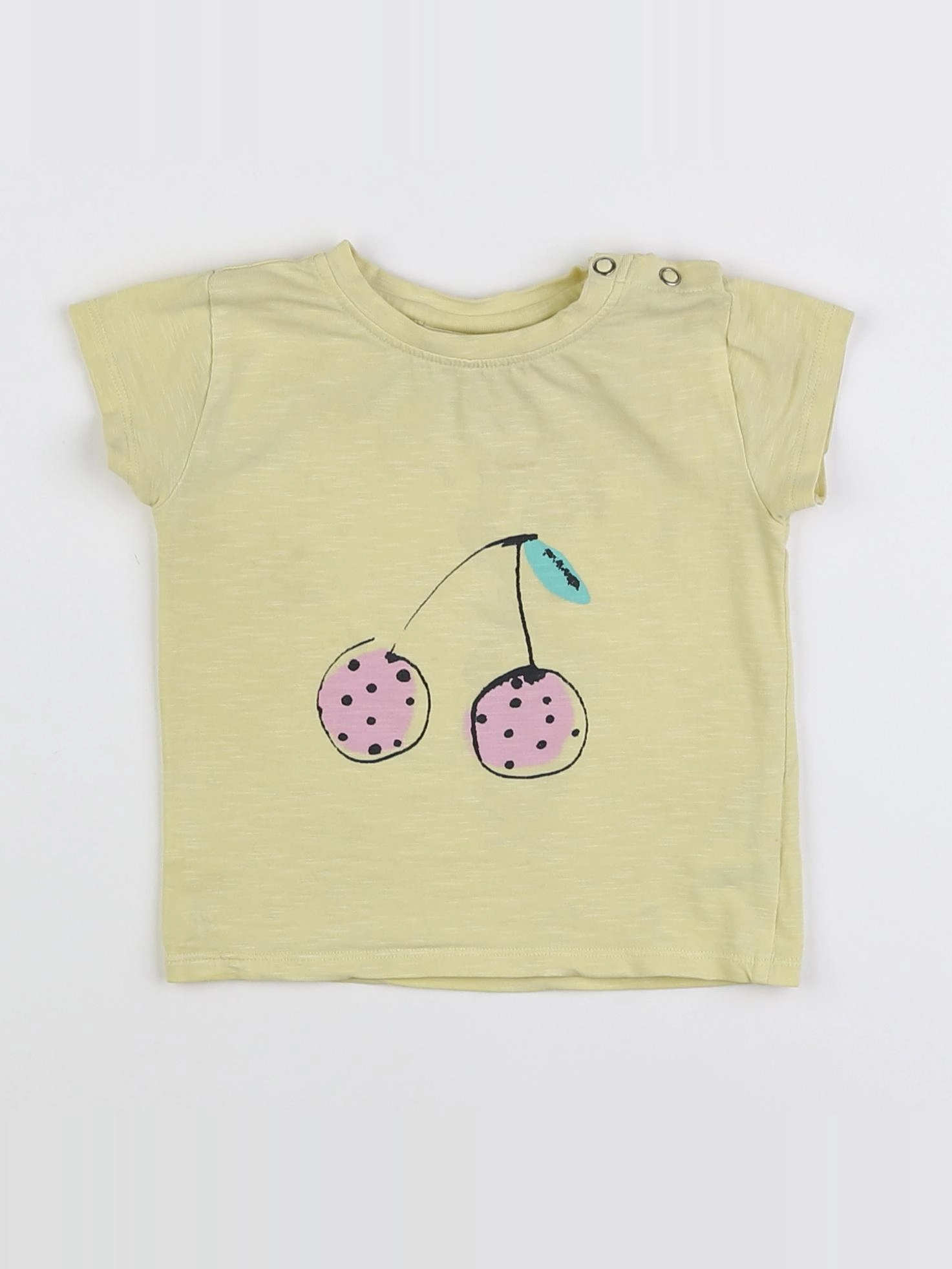 Soft Gallery - tee-shirt jaune, multicolore - 12 mois