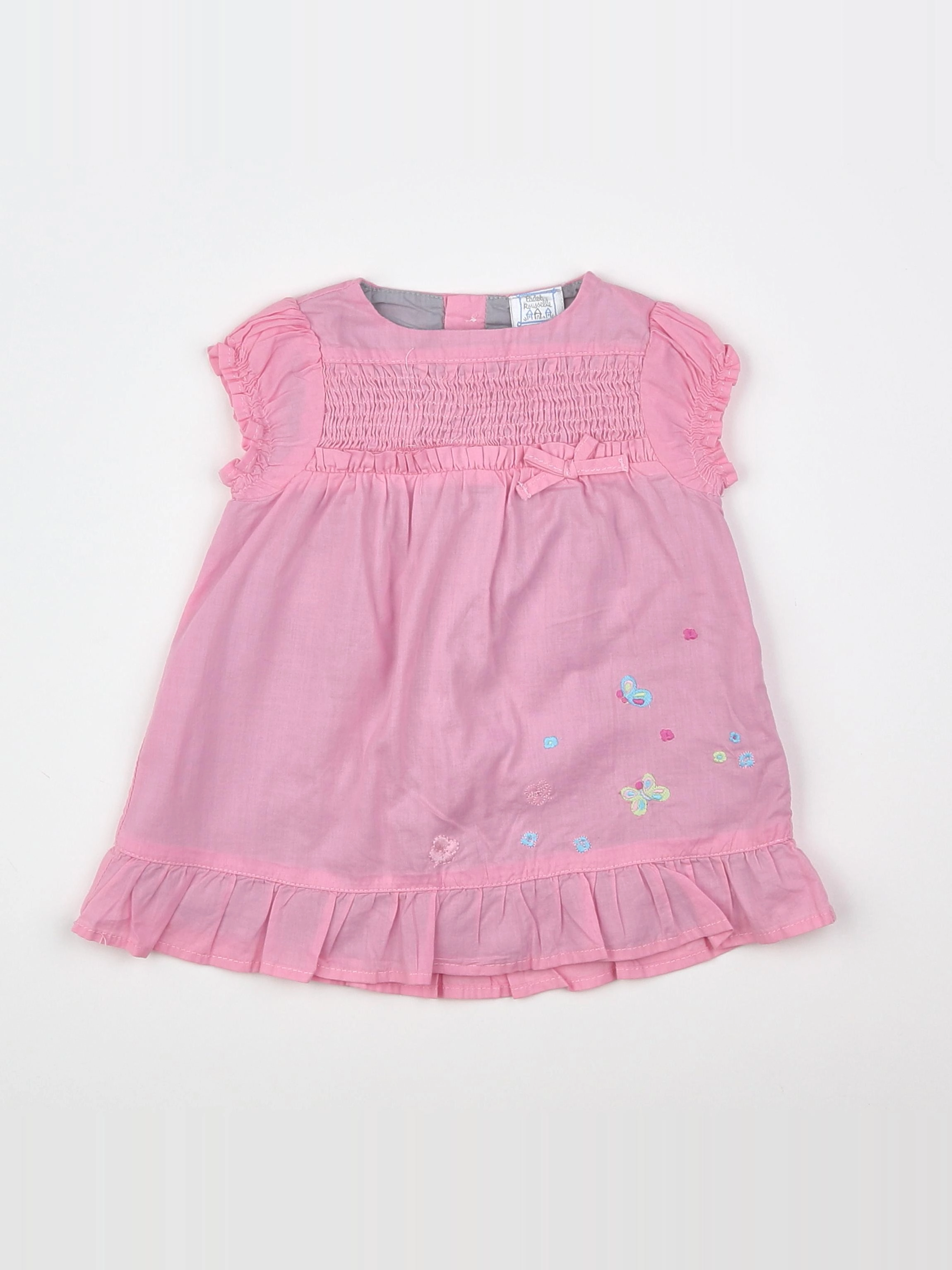 Cadet Rousselle - robe rose - 6 mois