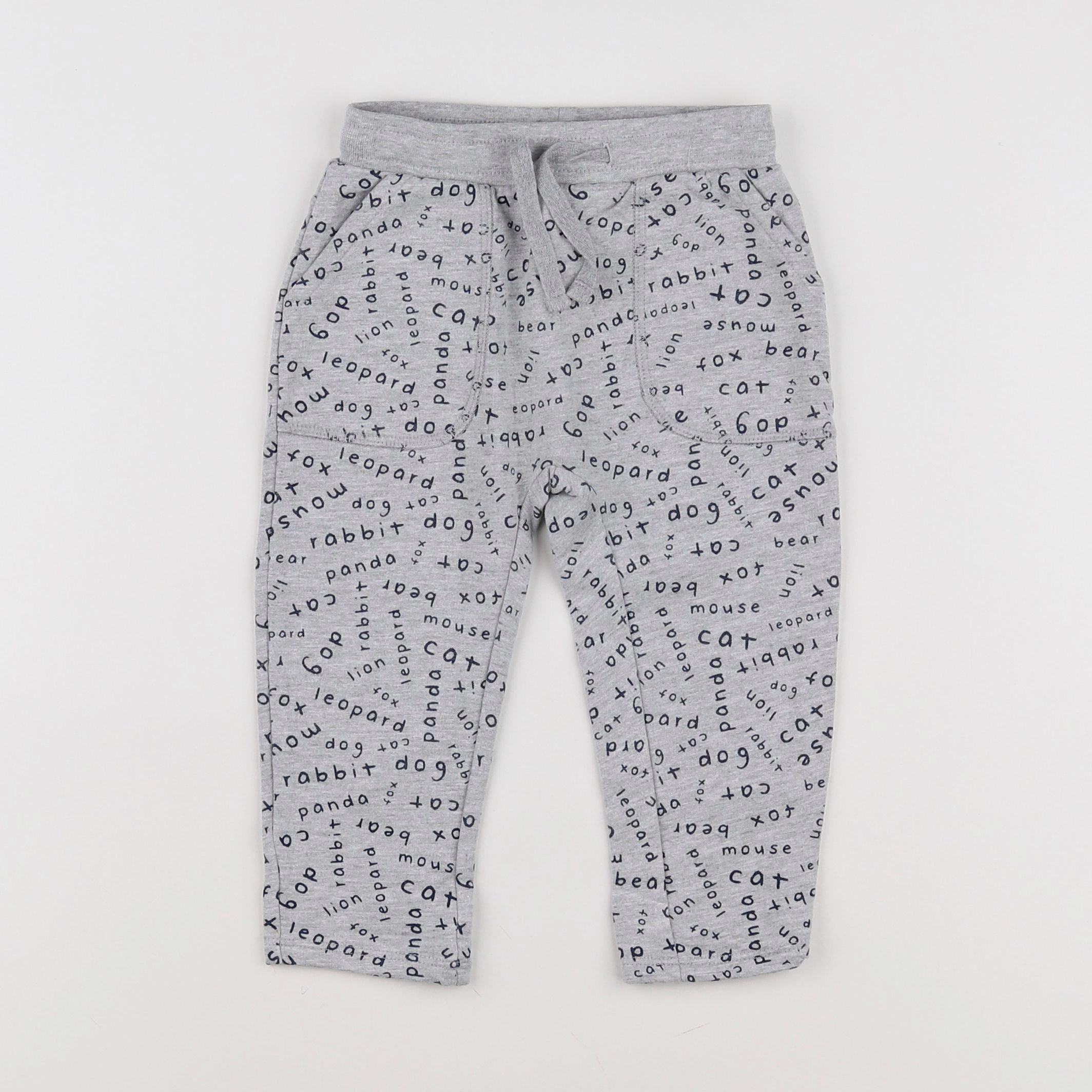 Vertbaudet - jogging gris - 12 mois