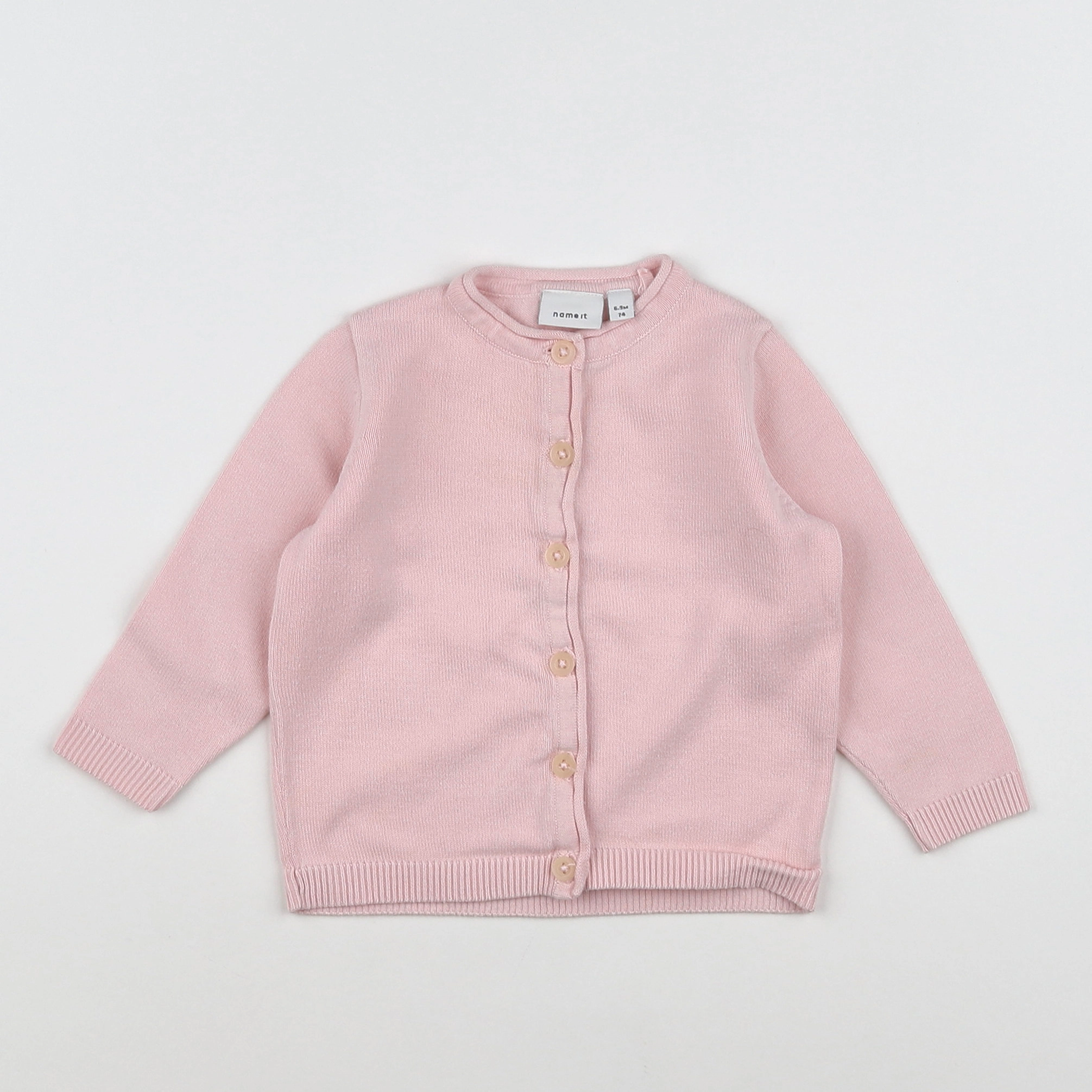 Name it - gilet rose - 6/9 mois