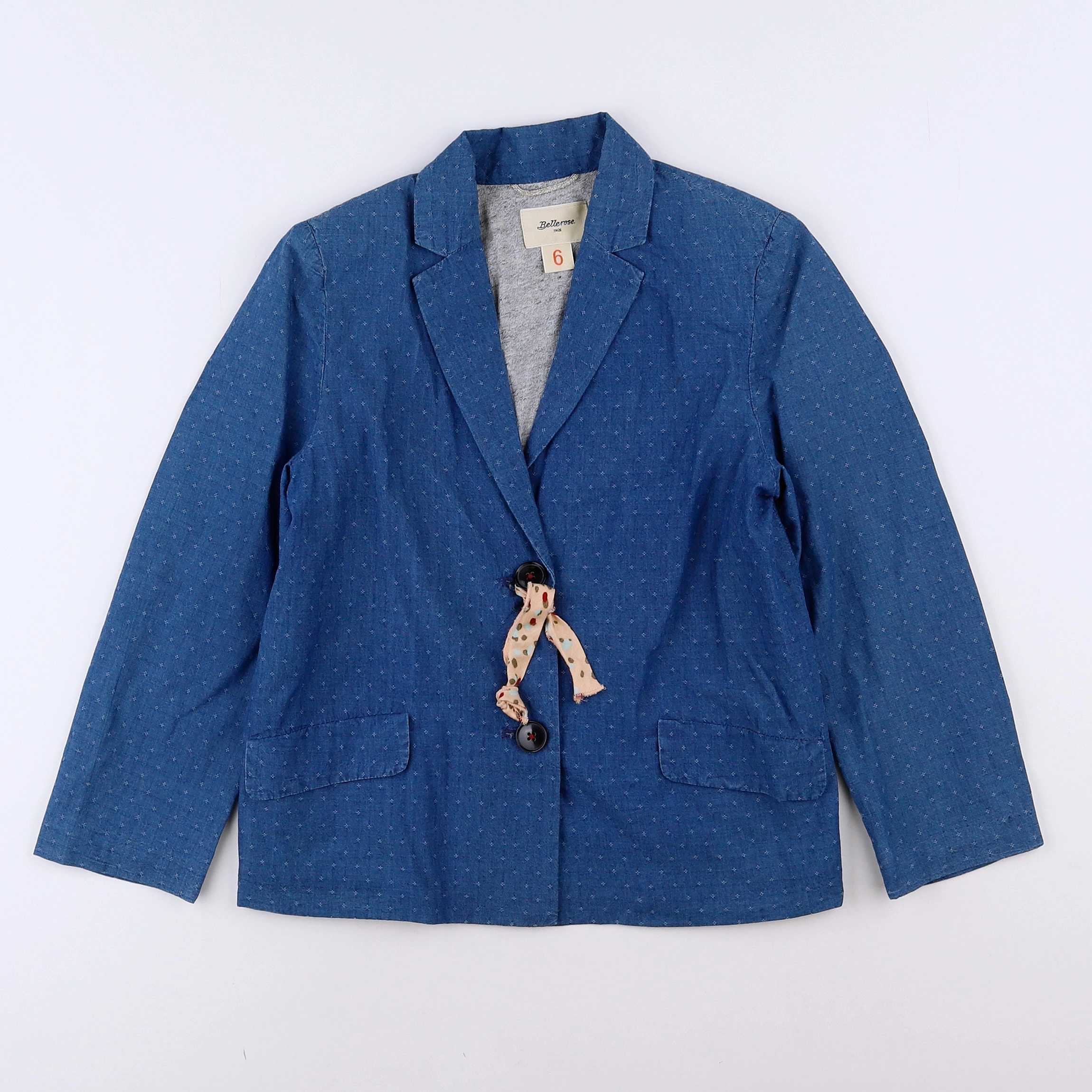 Bellerose - veste bleu - 6 ans