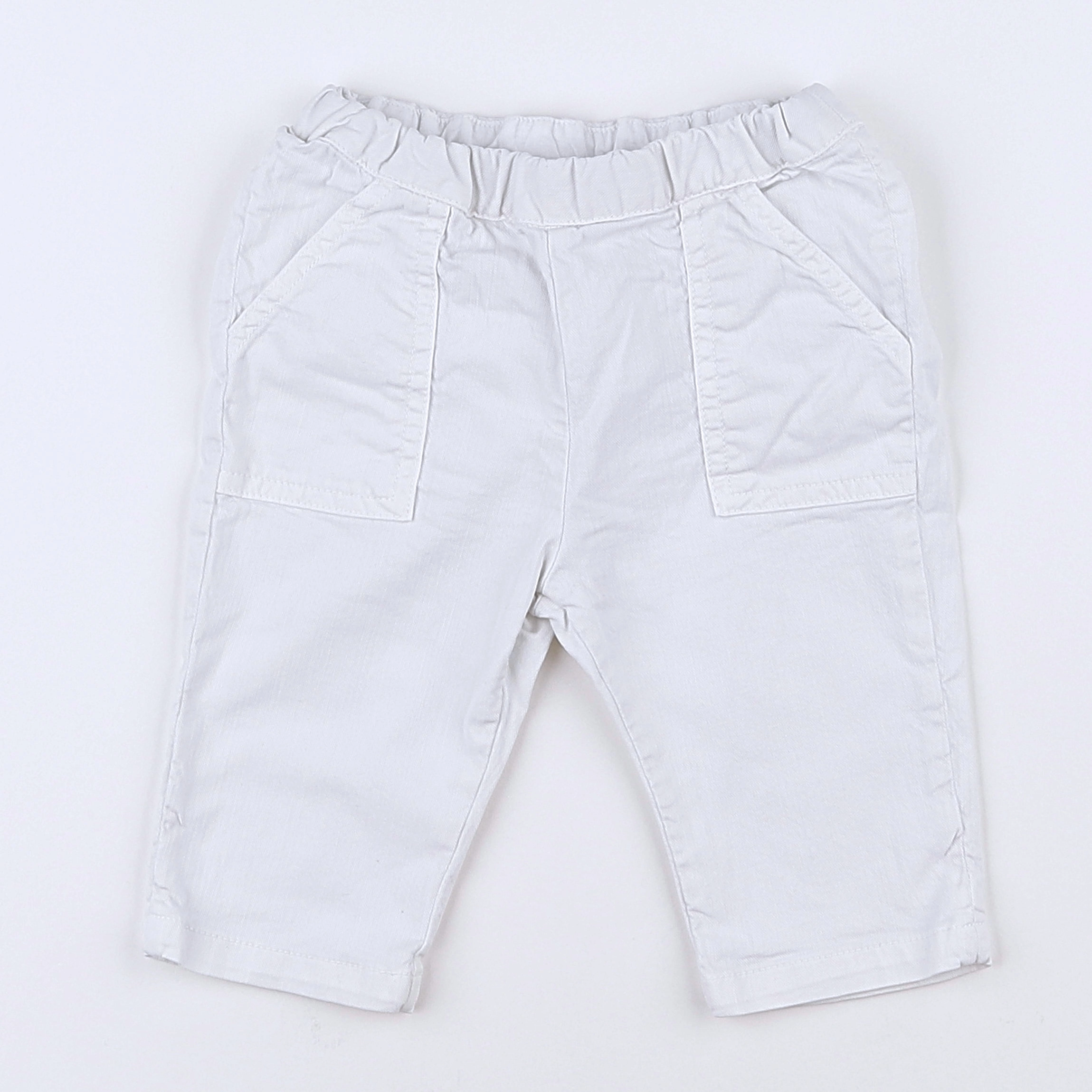 Bonpoint - pantalon blanc - 6 mois