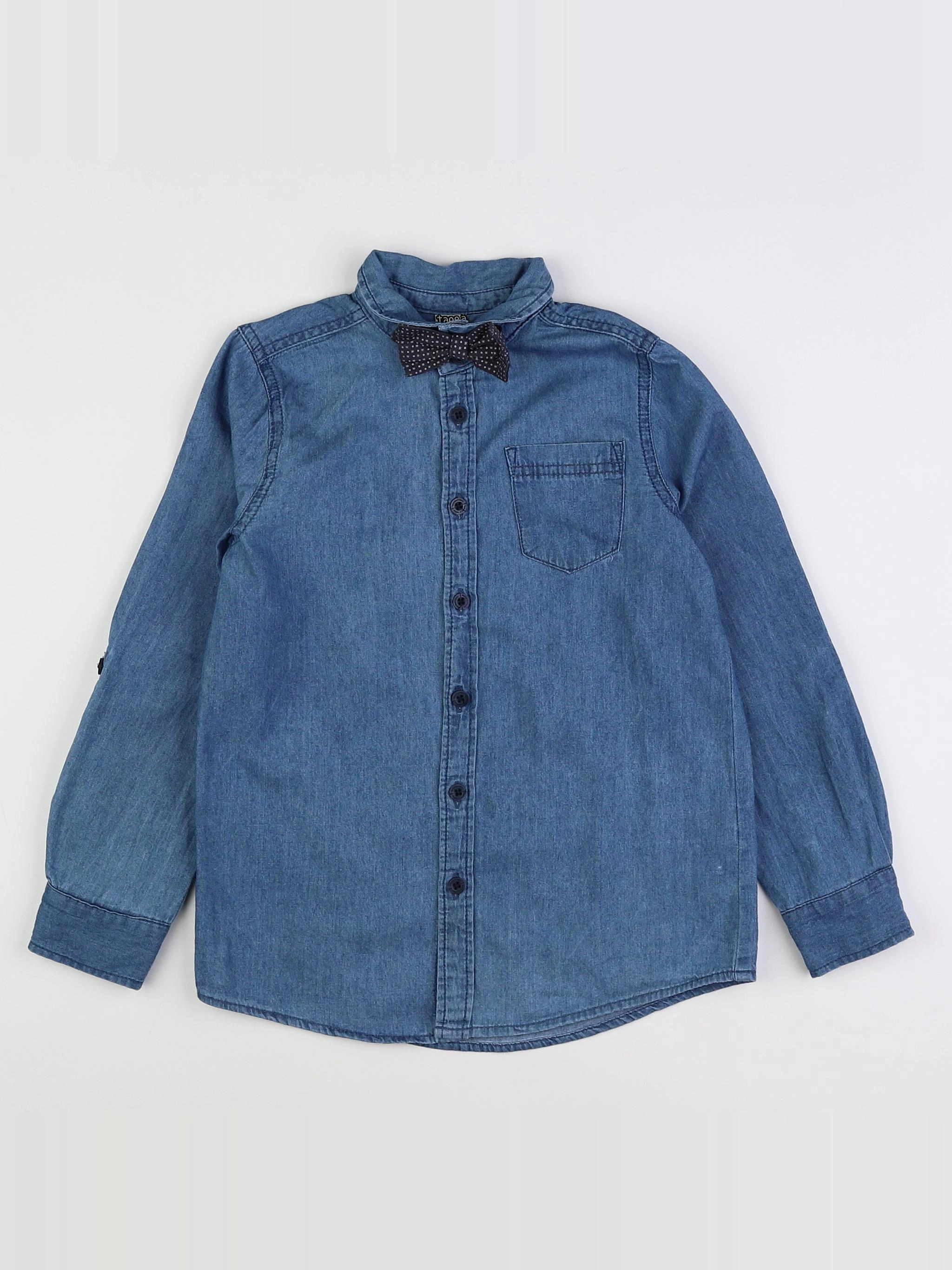 Tape à l'oeil - chemise bleu - 6 ans