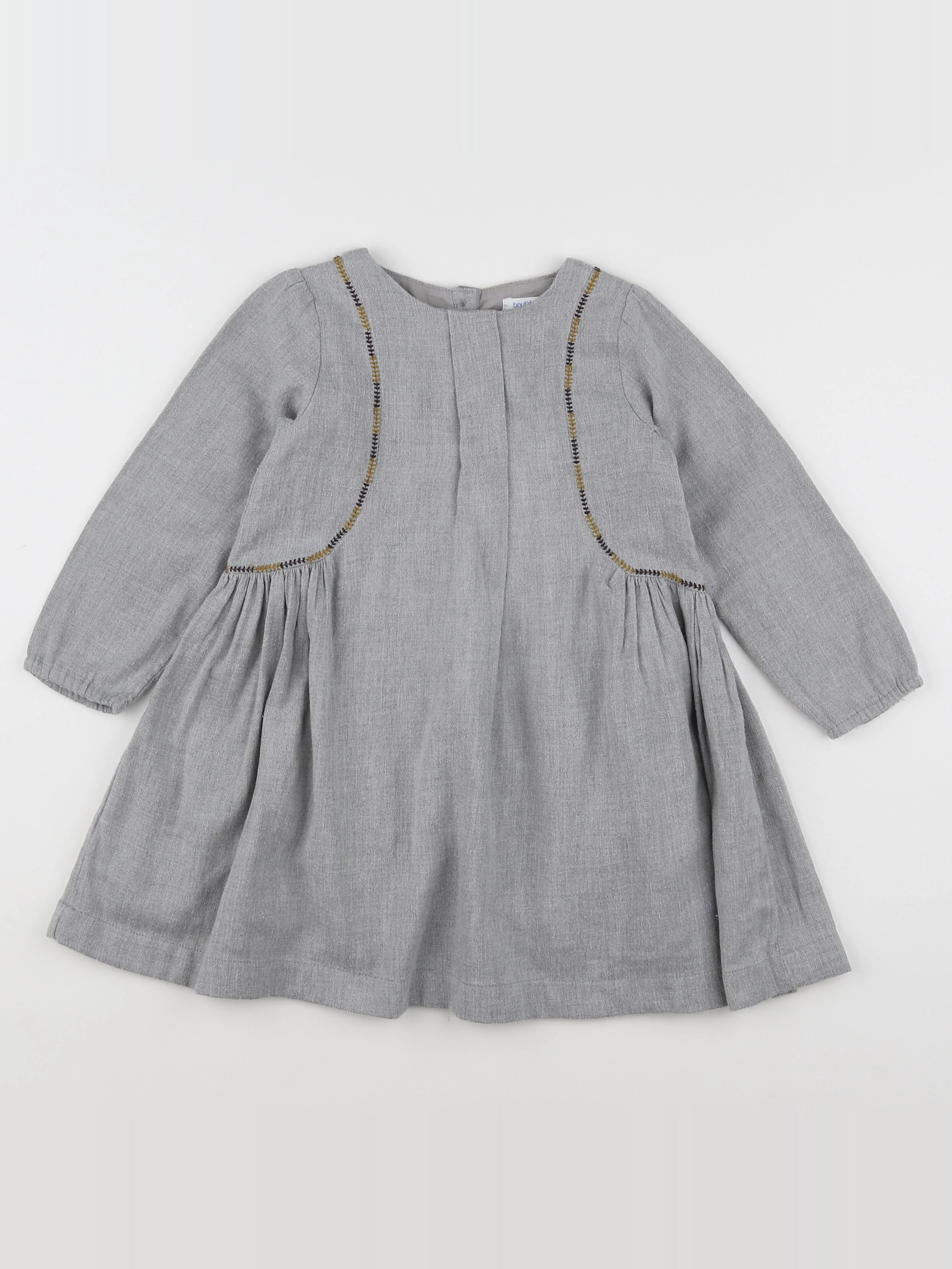 Boutchou - robe gris - 2 ans
