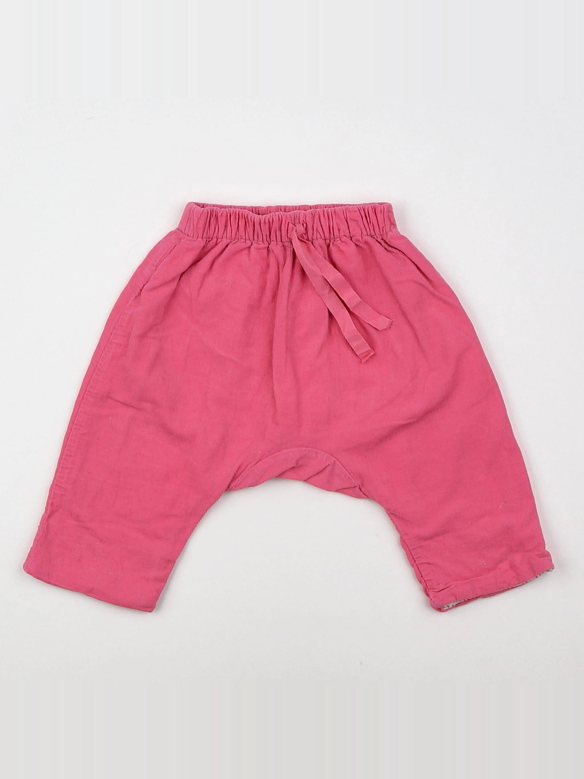 Petit Bateau - sarouel rose - 1 mois