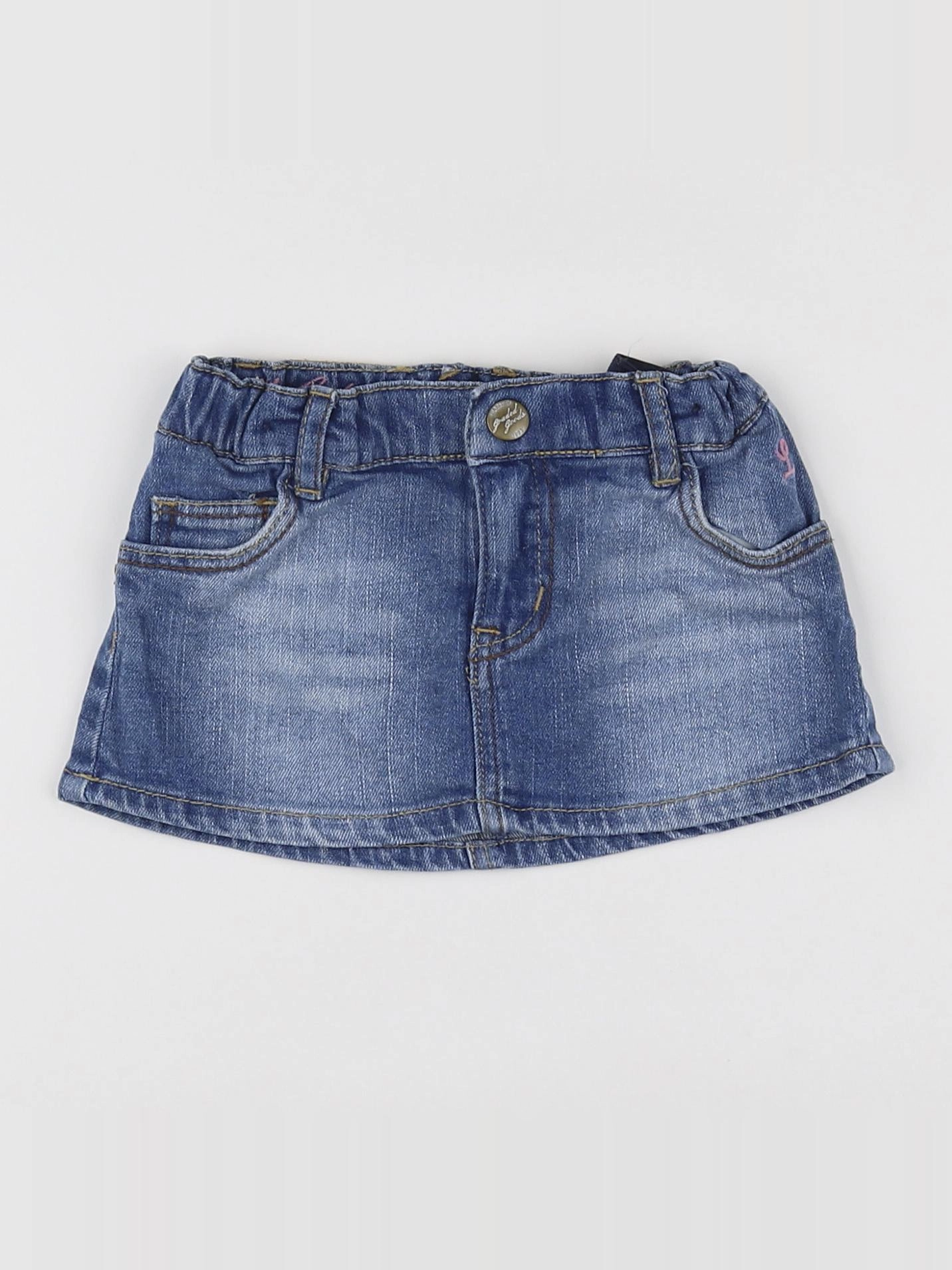H&M - jupe bleu - 3 mois
