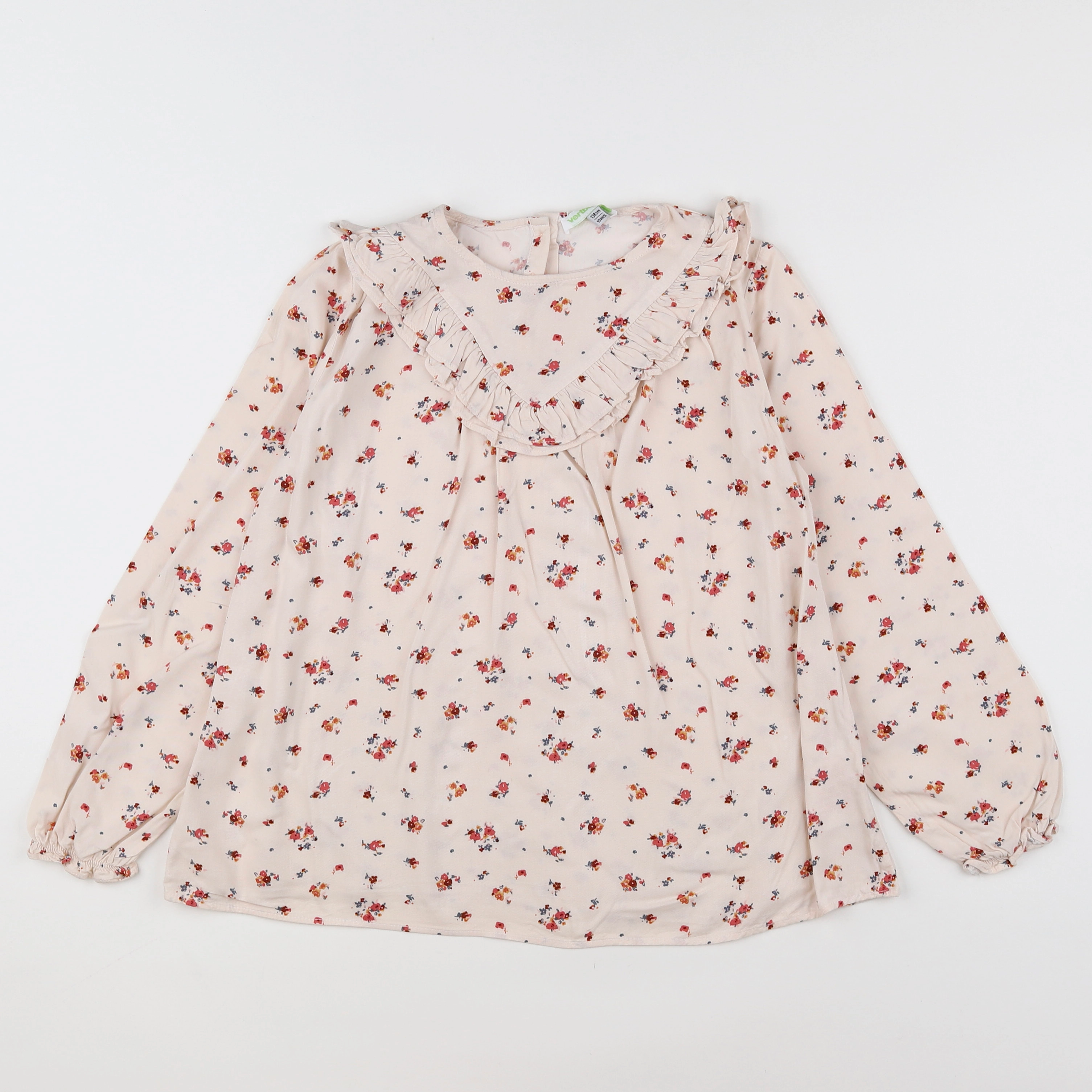 Vertbaudet - blouse beige - 10 ans