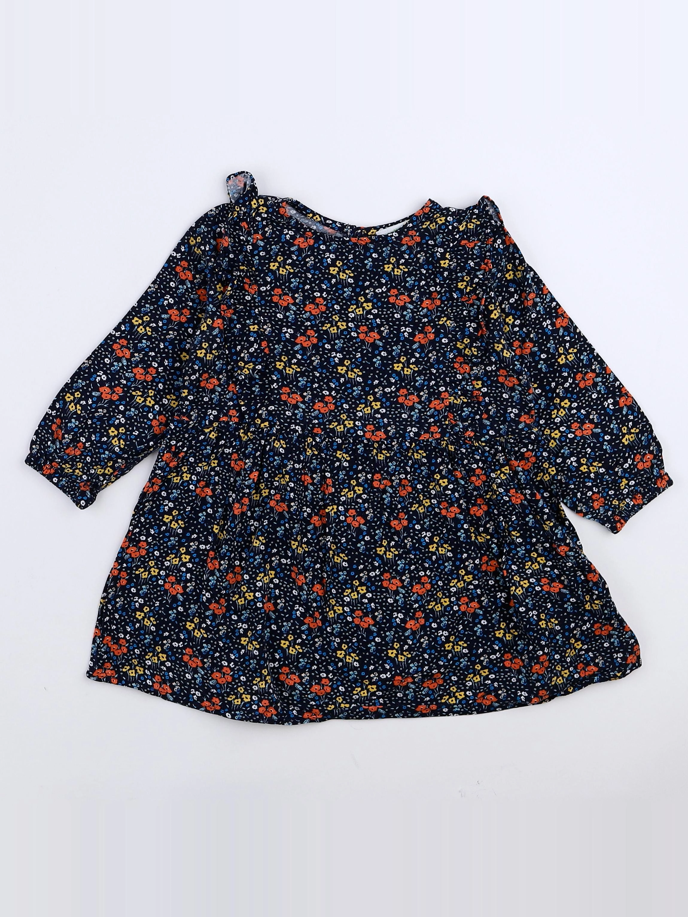 Vertbaudet - robe bleu - 2 ans