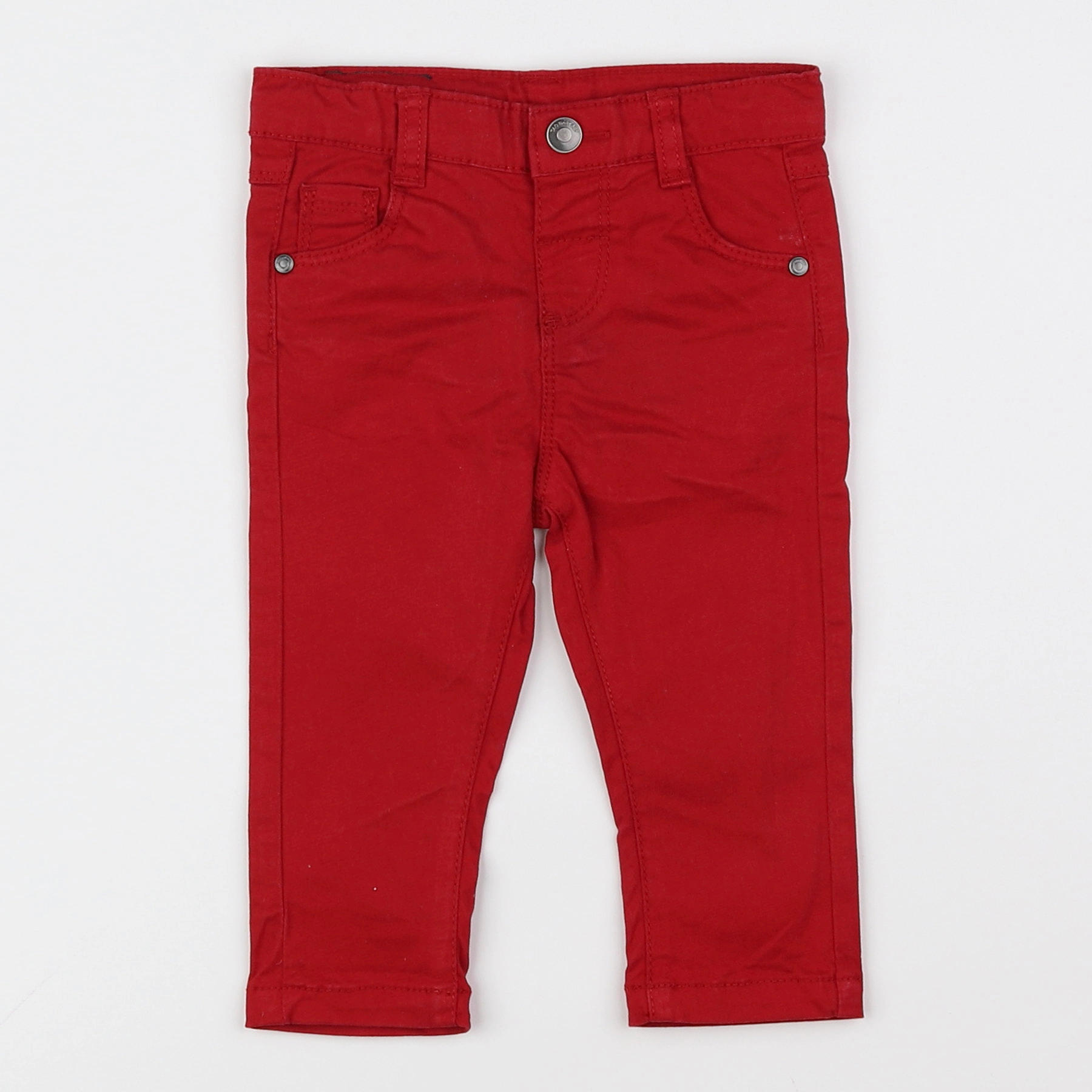 Tape à l'oeil - pantalon rouge - 9 mois