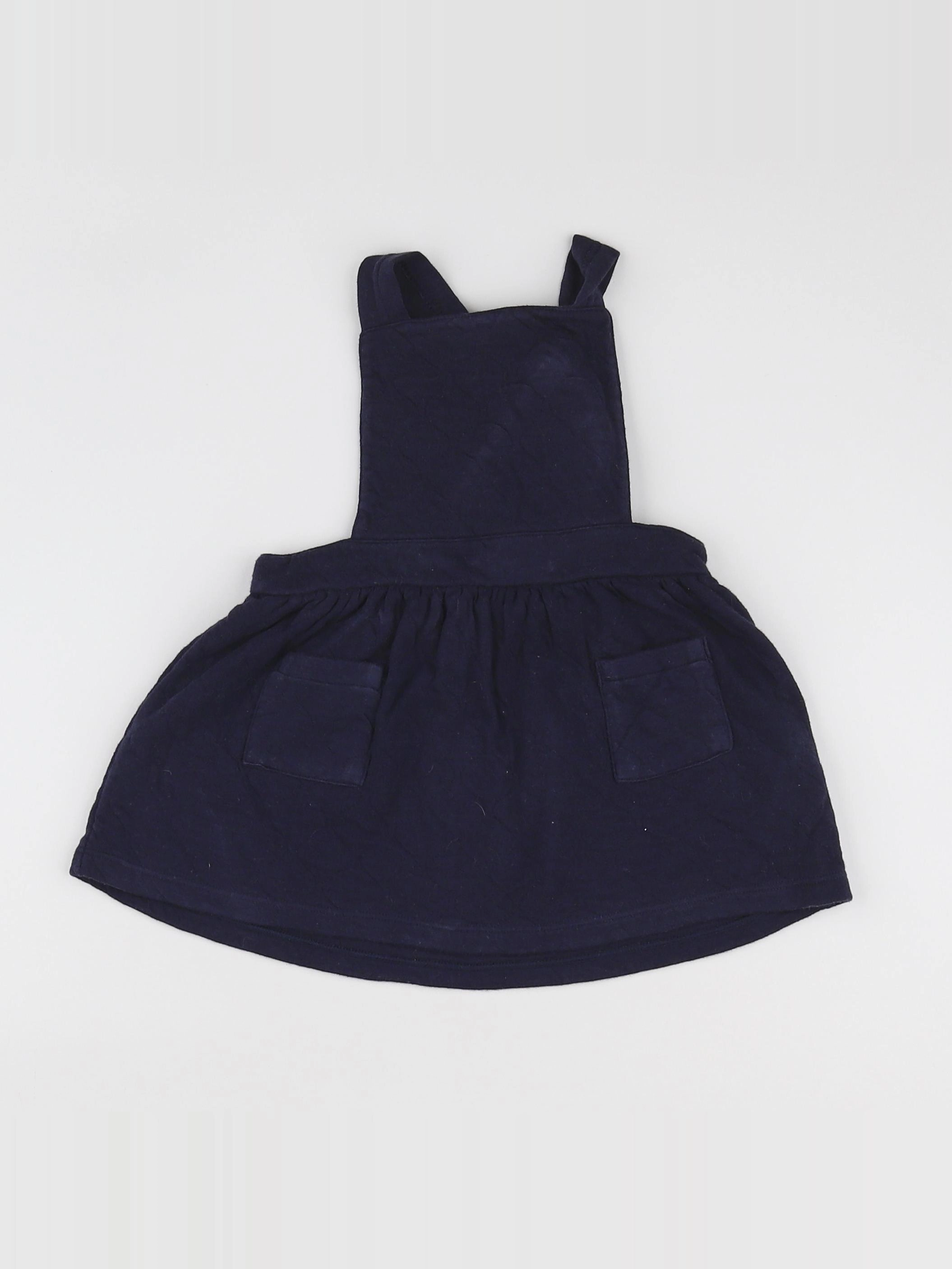 Petit Bateau - robe bleu - 18 mois