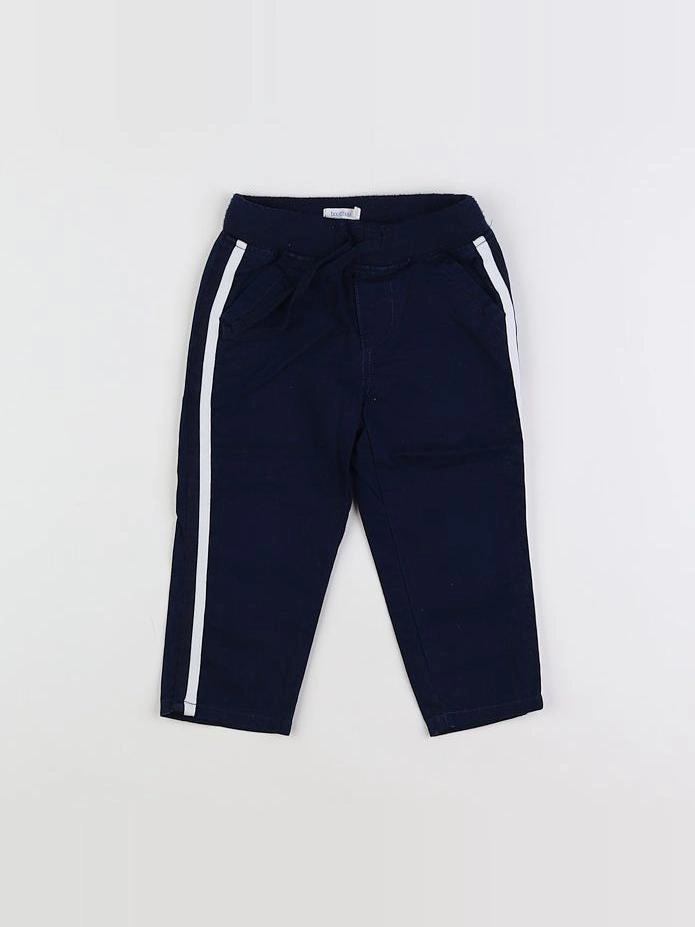 Boutchou - pantalon bleu - 12 mois