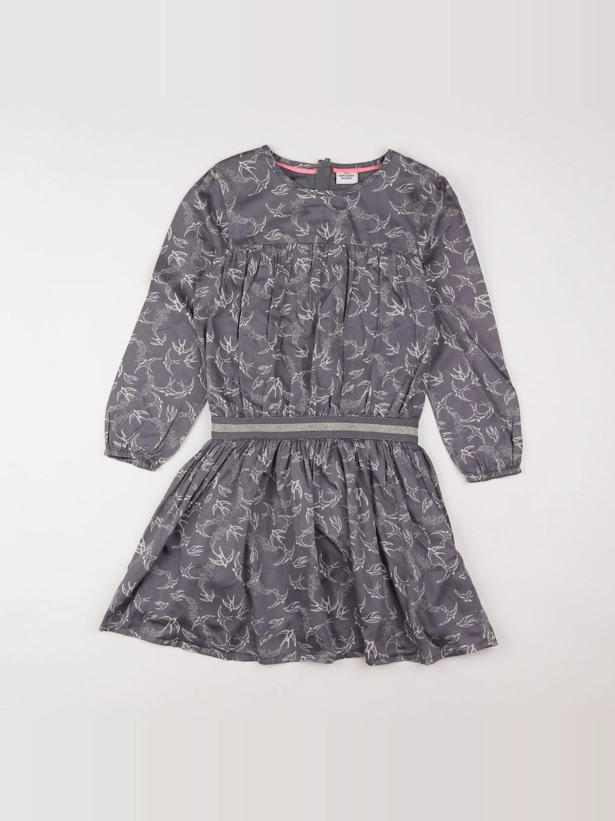 Tape à l'oeil - robe gris, blanc - 8 ans