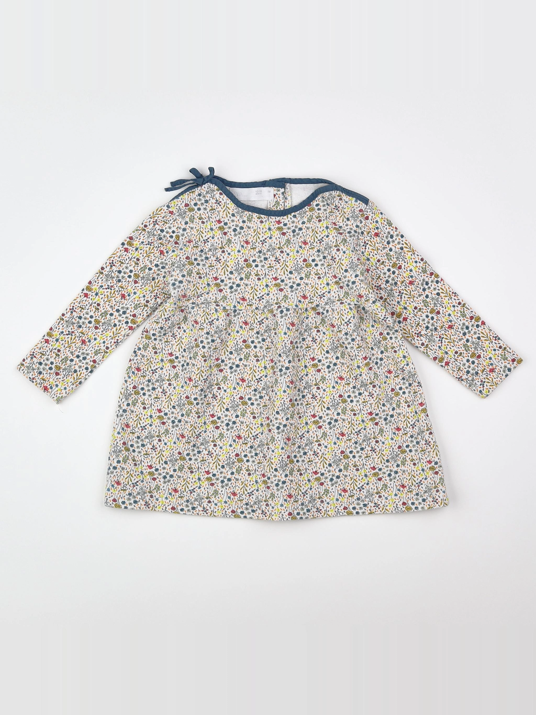 Zara - robe blanc - 12/18 mois
