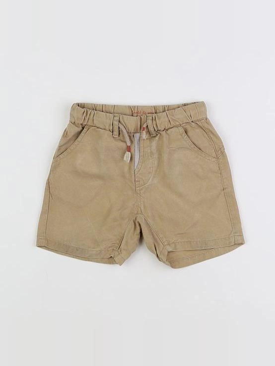 Zara - short beige - 9/12 mois