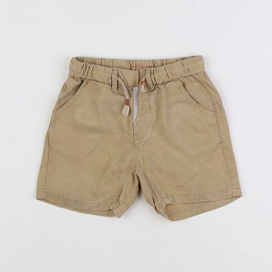 Zara - short beige - 9/12 mois