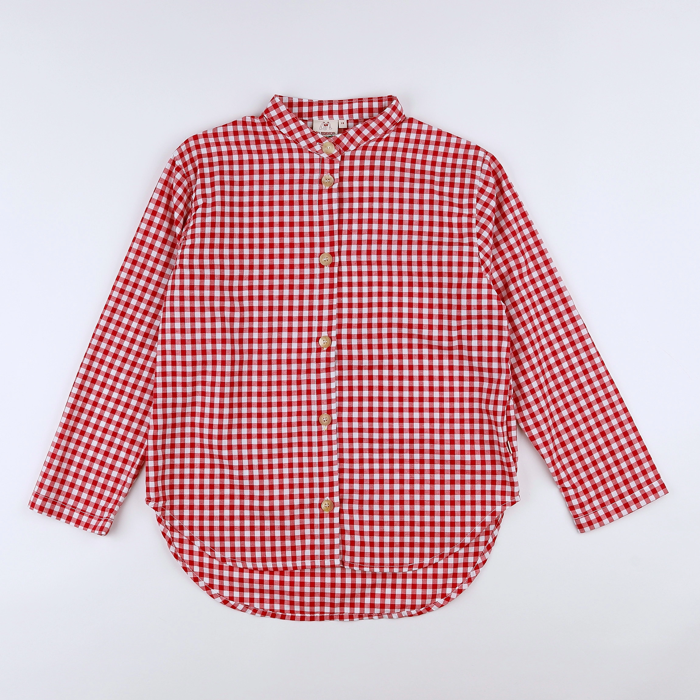 Les Marsiens - chemise rouge - 10 ans