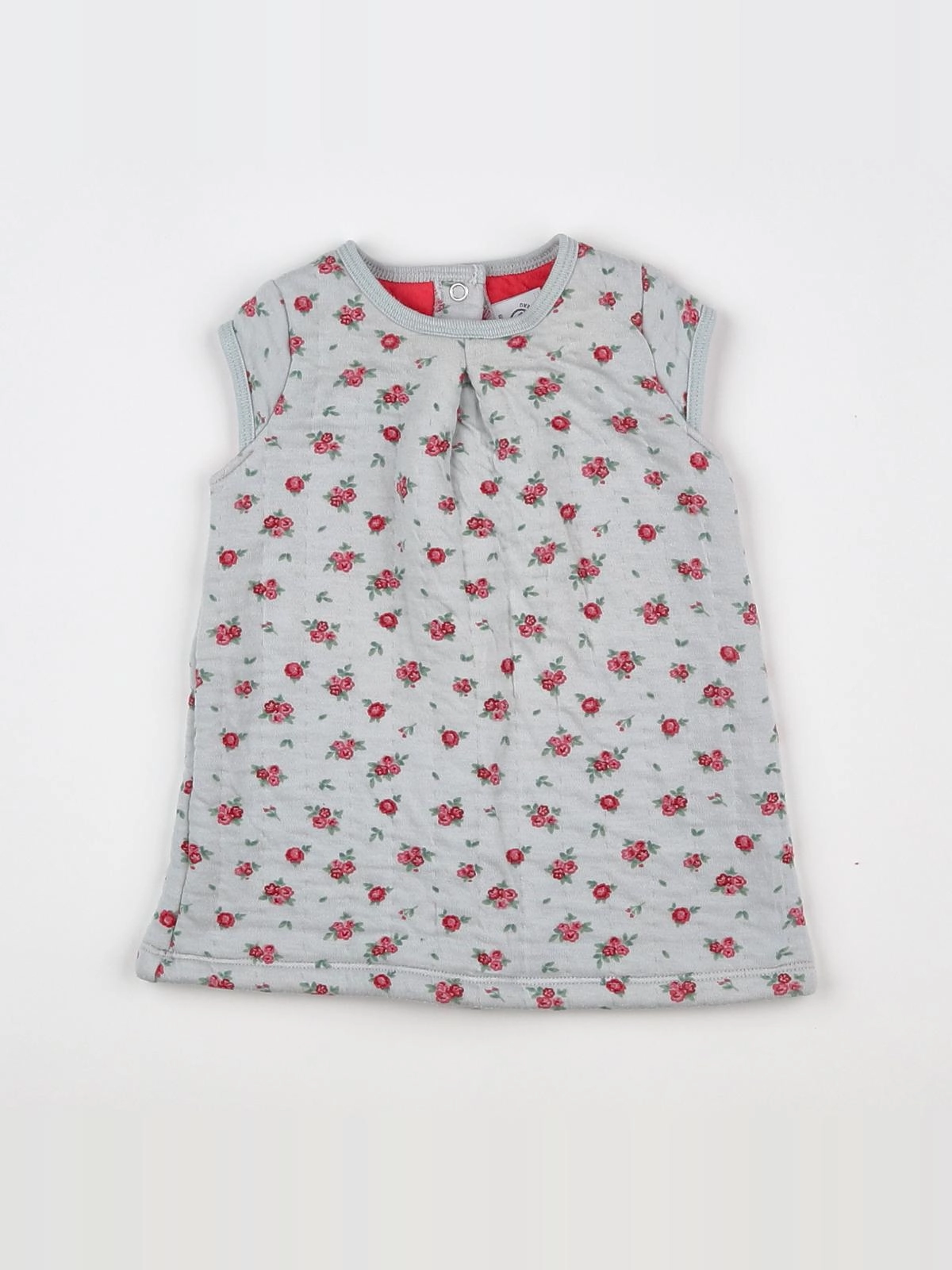 Petit Bateau - robe bleu - 6 mois