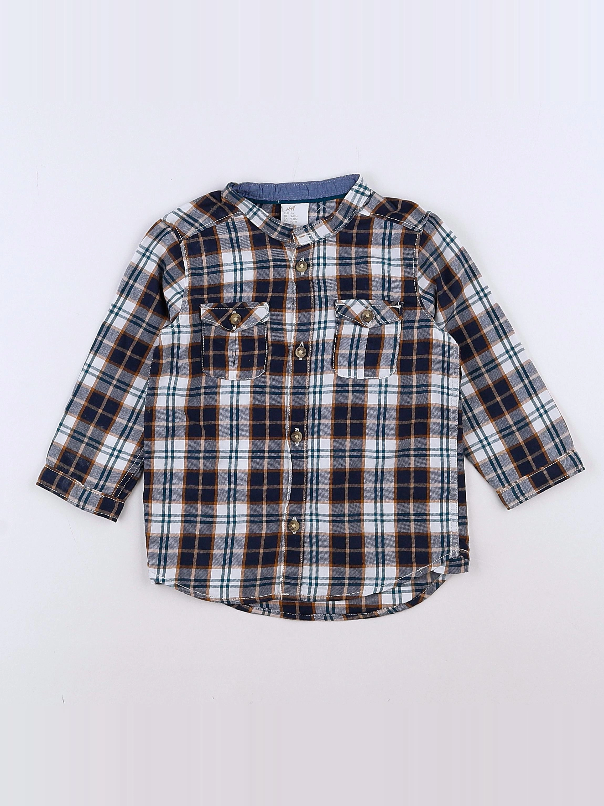 H&M - chemise marron - 9/12 mois