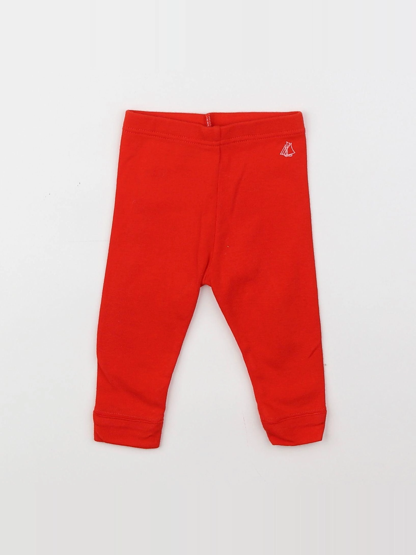 Petit Bateau - legging rouge - 6 mois
