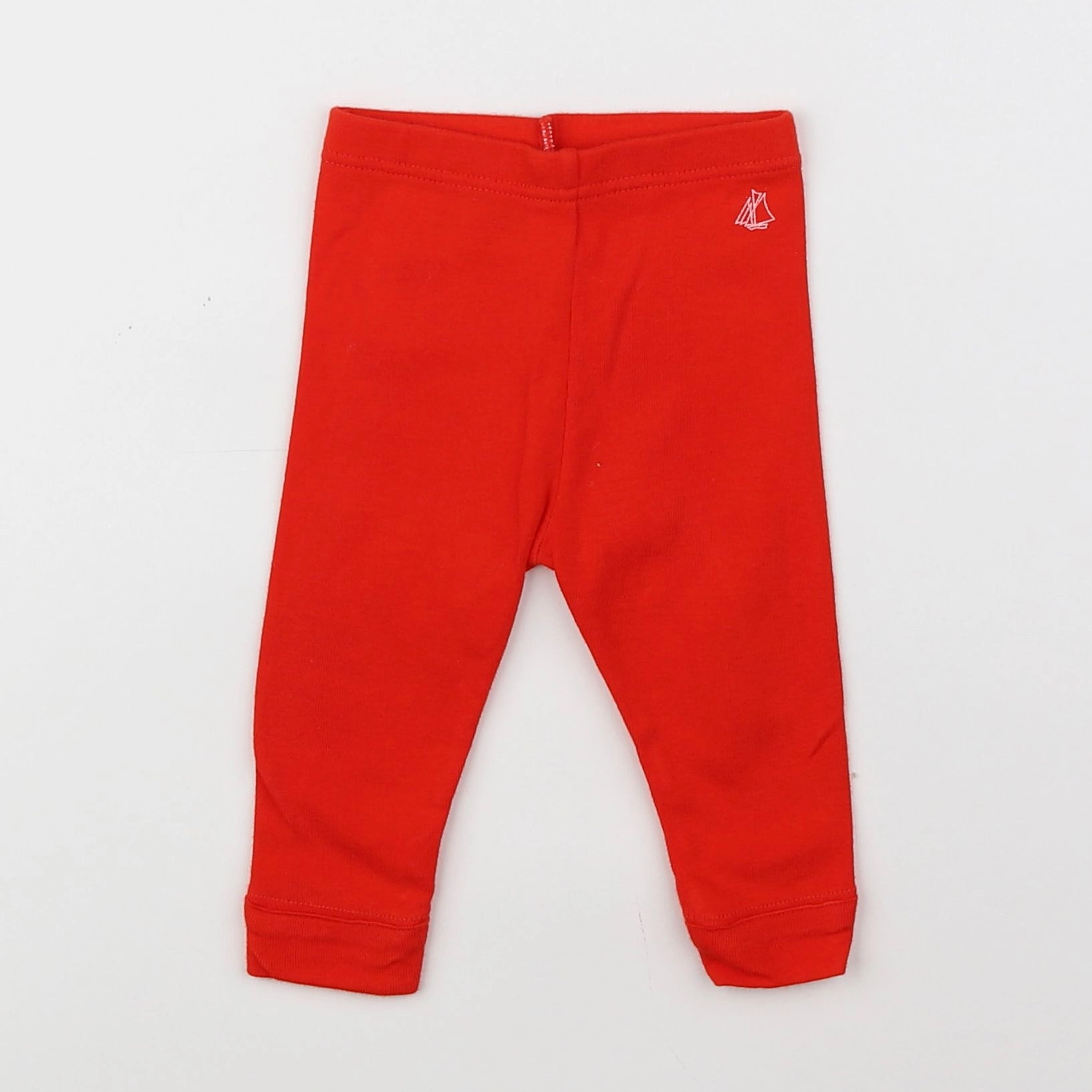 Petit Bateau - legging rouge - 6 mois