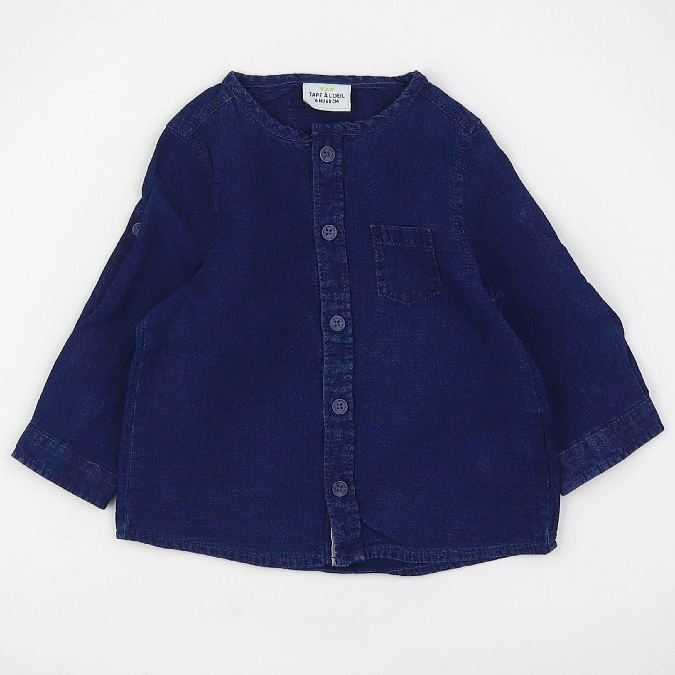 Tape à l'oeil - chemise bleu - 6 mois