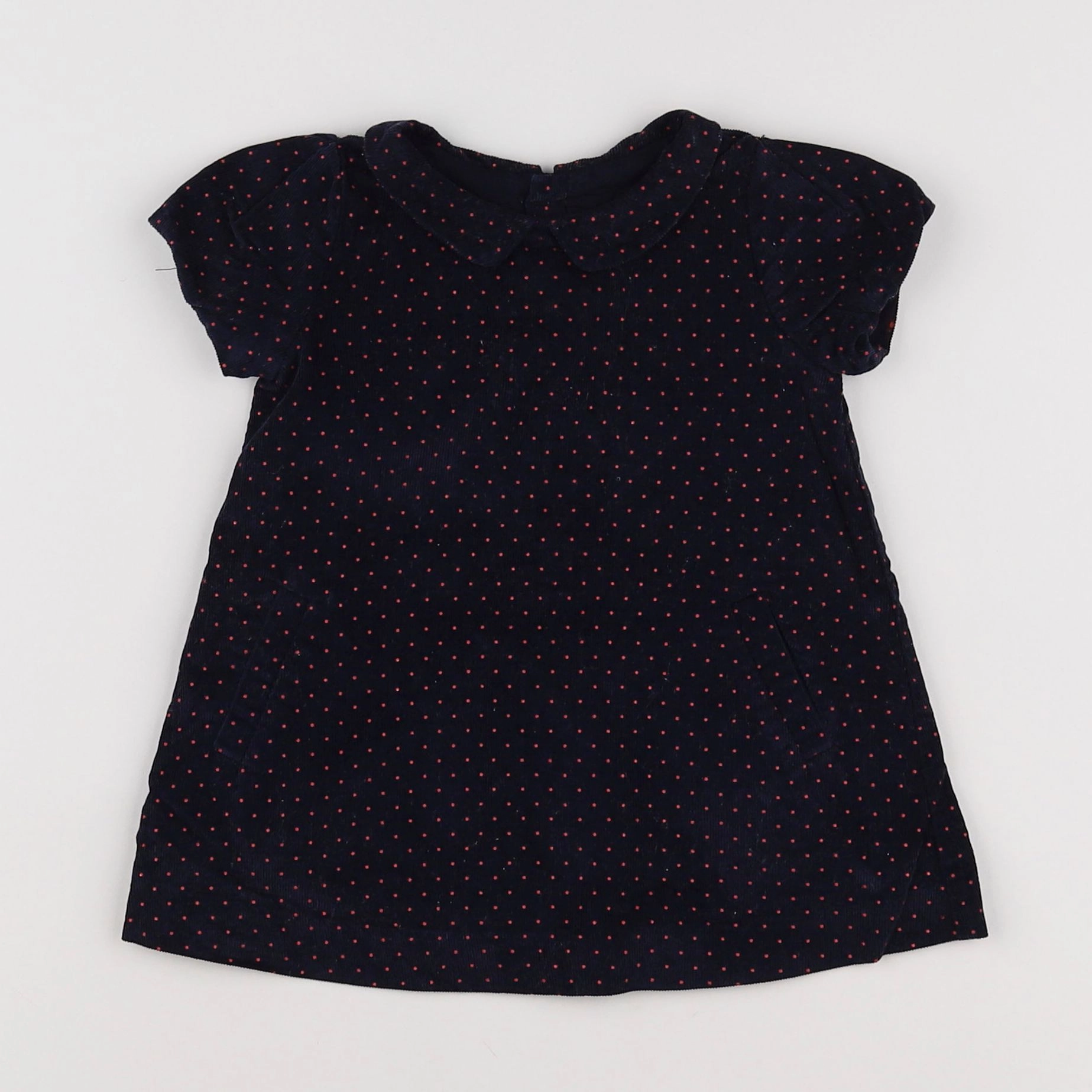 Jacadi - robe bleu, rouge - 6 mois