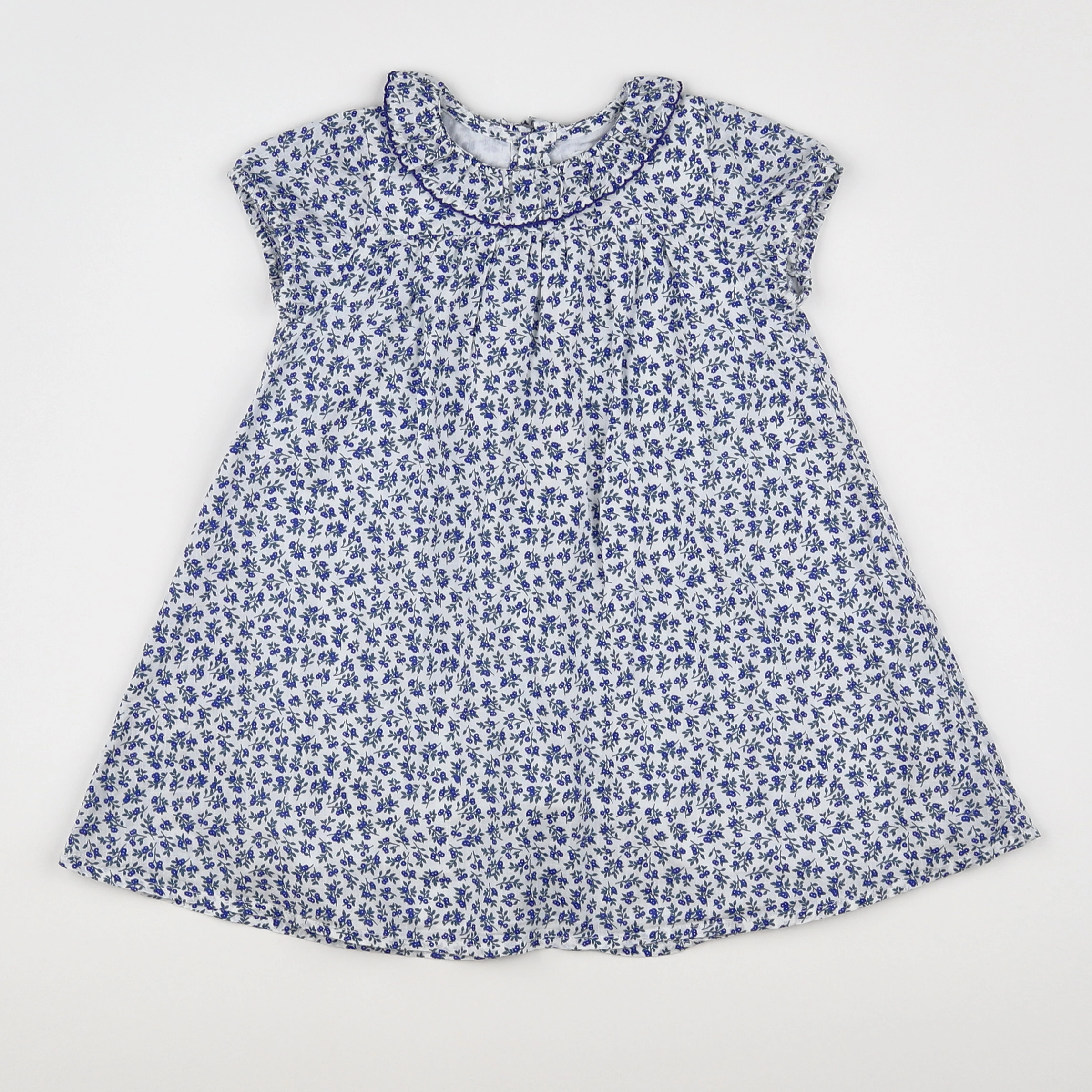 Boutchou - robe bleu - 12 mois