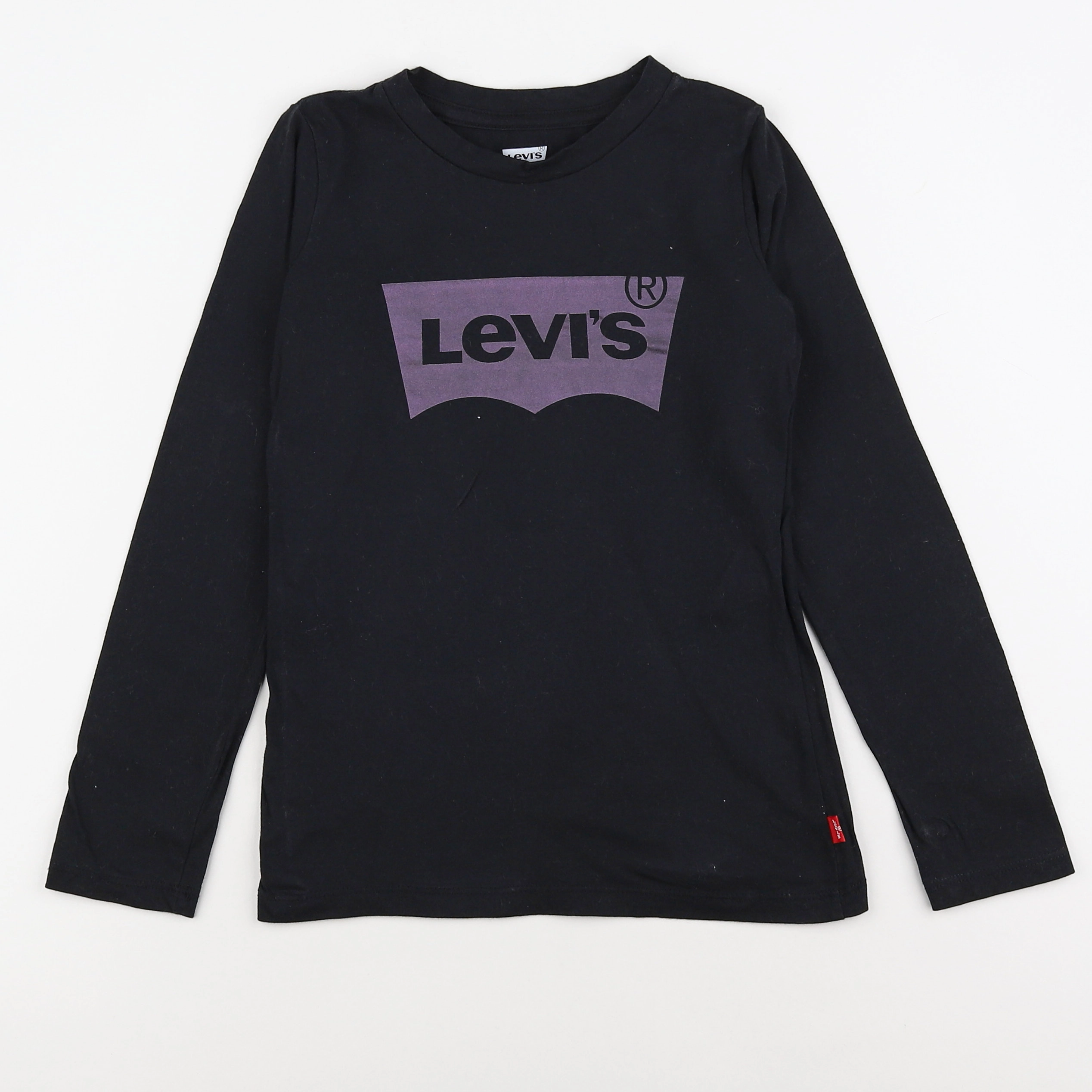 Levi's - tee-shirt noir, violet - 8 ans