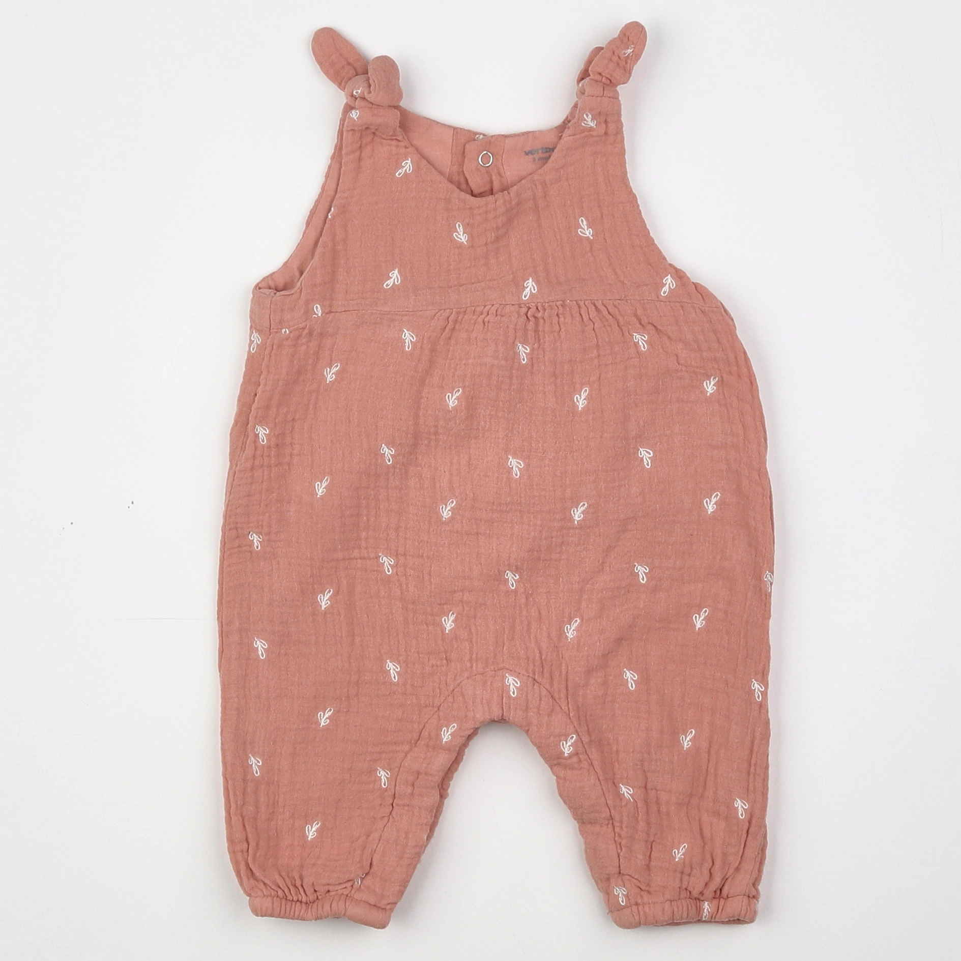Vertbaudet - combinaison rose - 3 mois