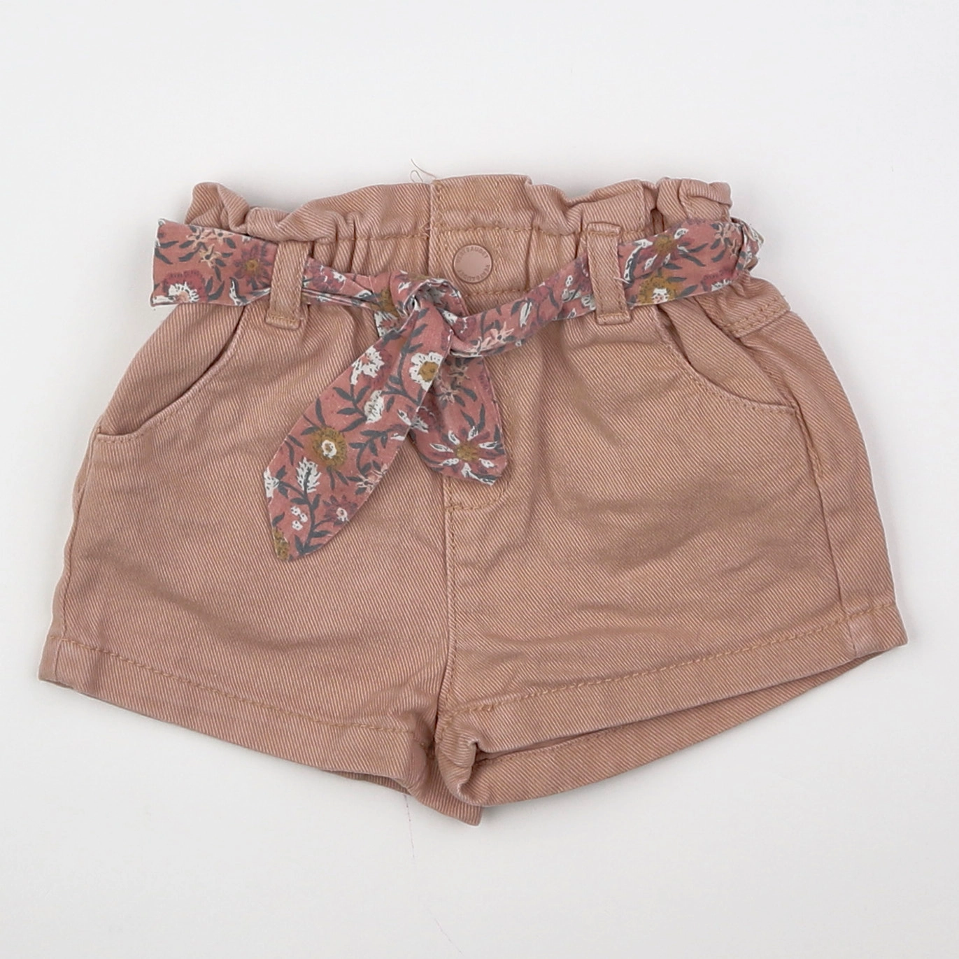 Vertbaudet - short rose - 18 mois