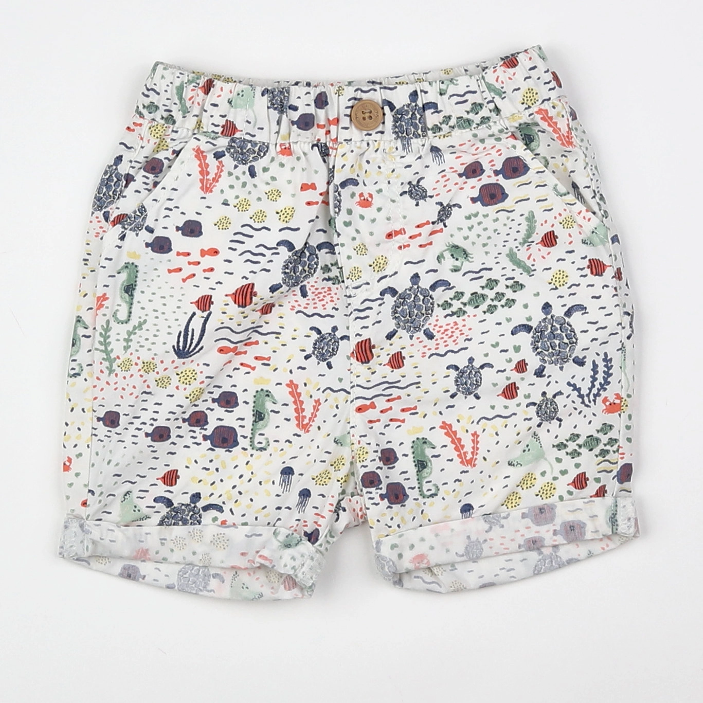 Tape à l'oeil - short multicolore, blanc - 12 mois