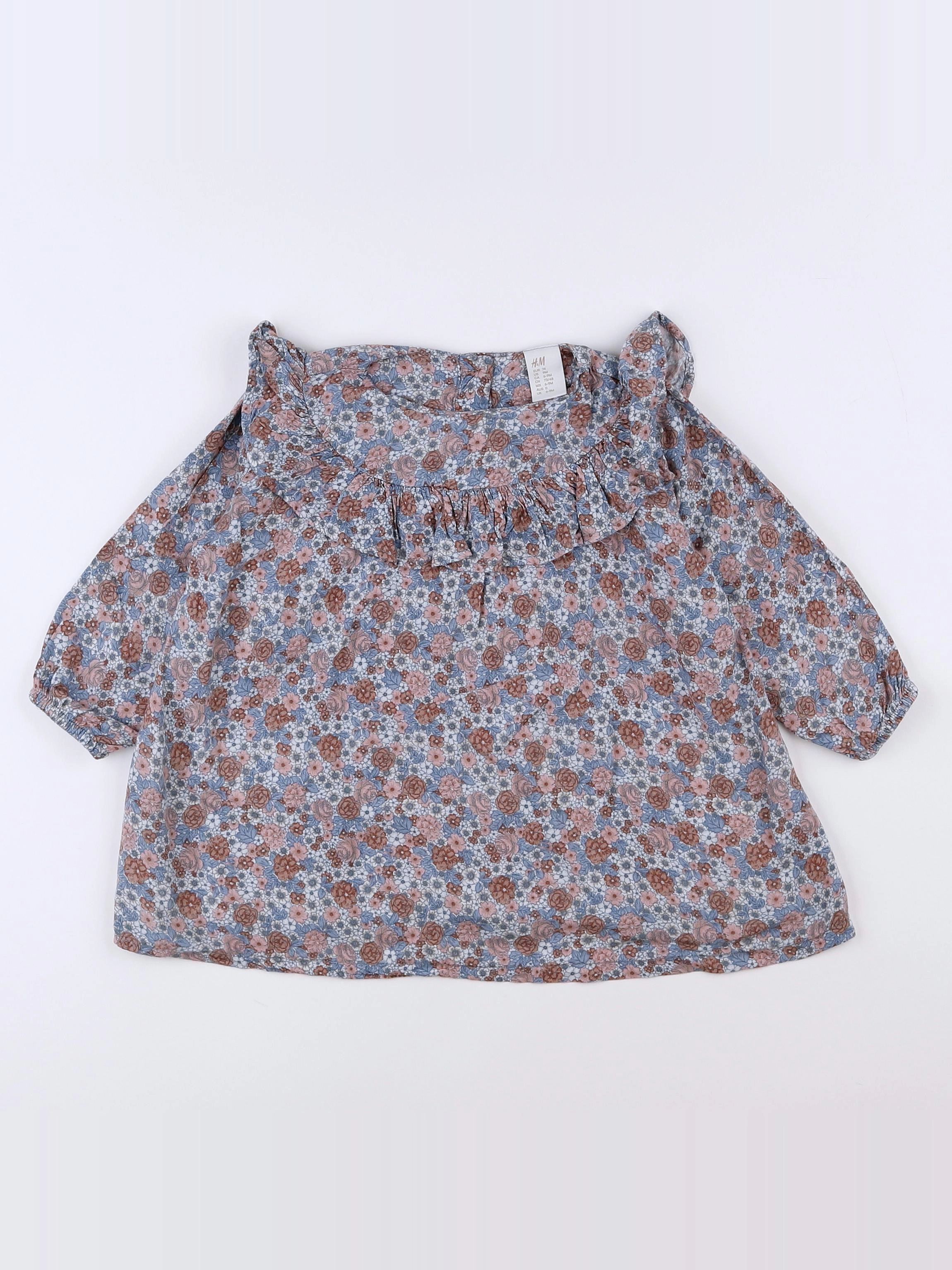 H&M - robe multicolore - 9 mois