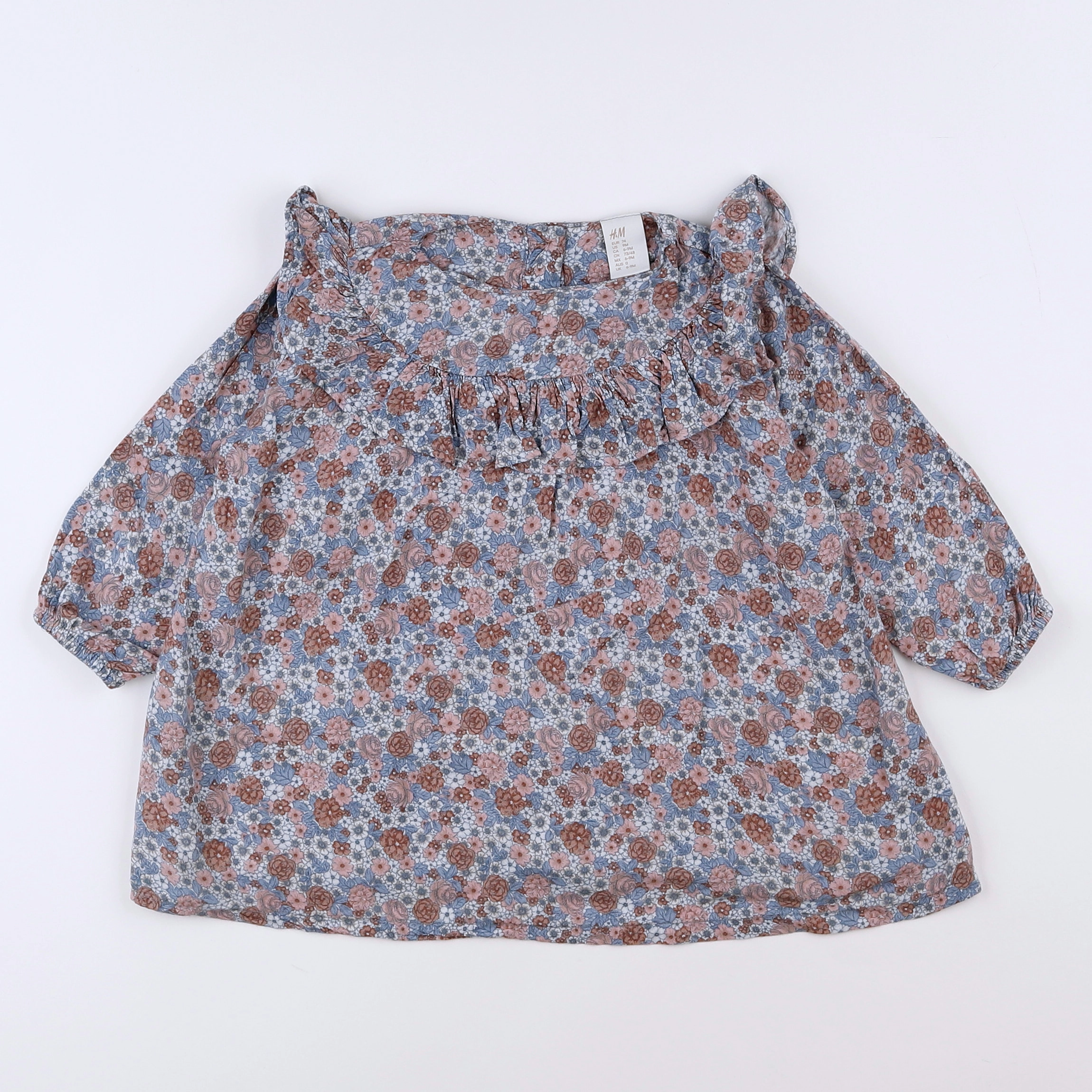 H&M - robe multicolore - 9 mois