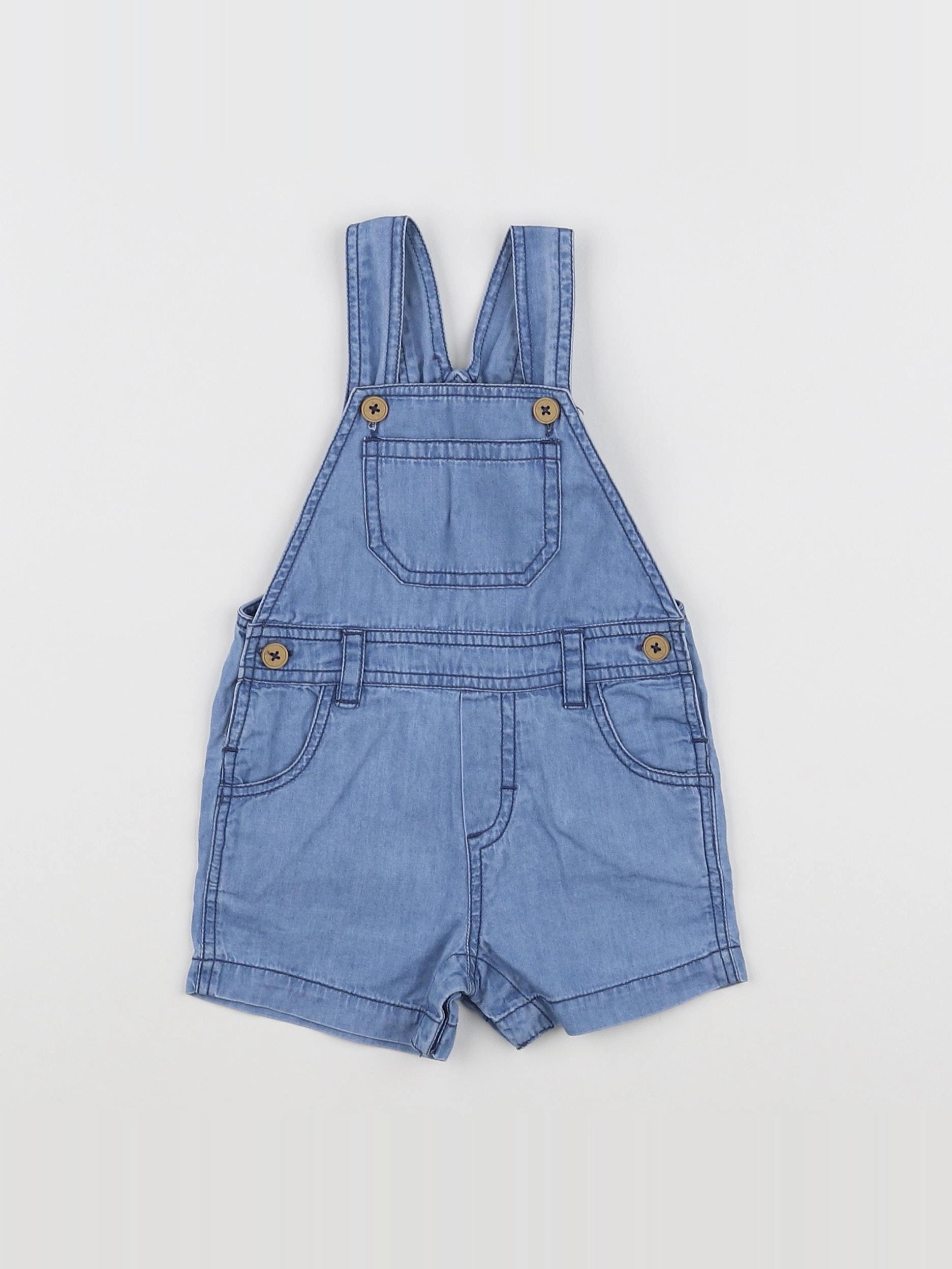 Boutchou - salopette bleu - 9 mois