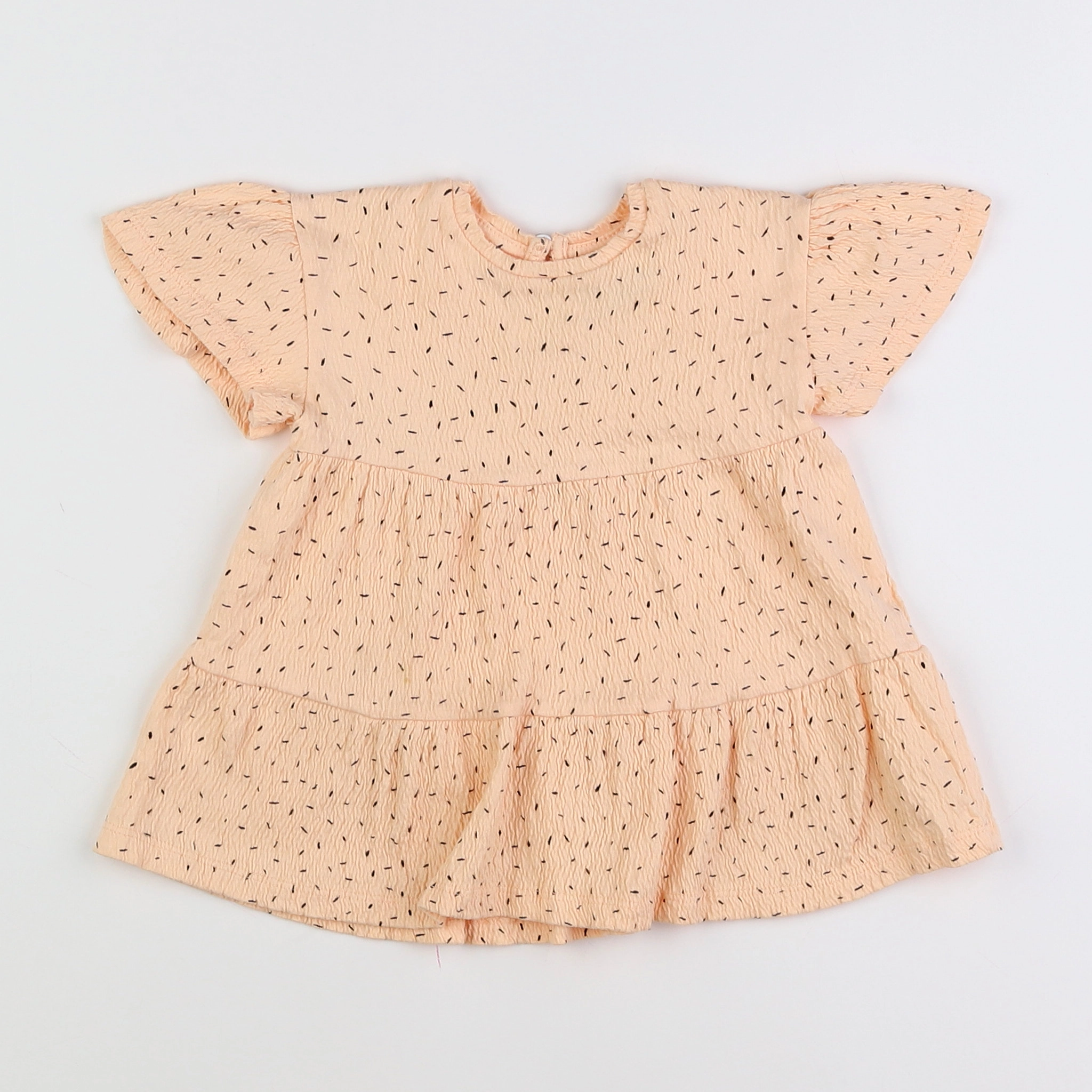 Zara - robe orange - 9/12 mois